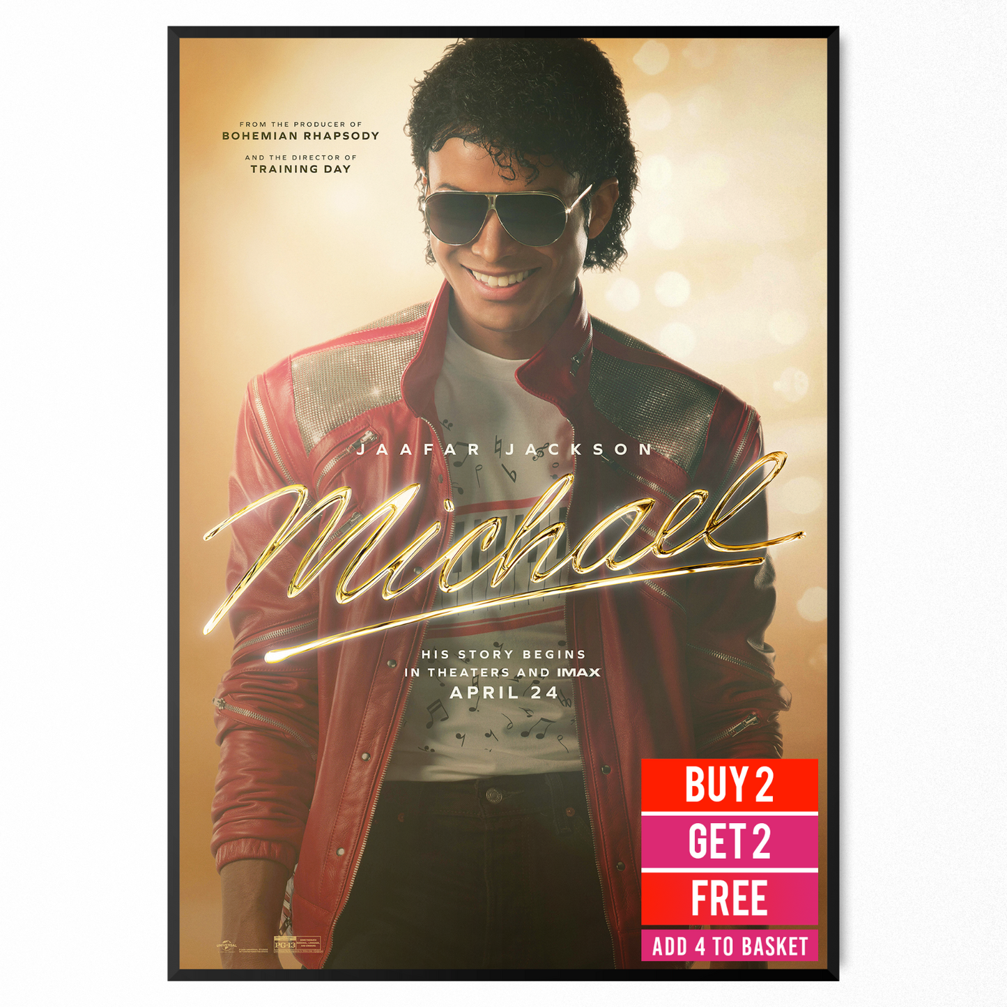 Michael 2026 Official Movie Poster A5 A4 A3