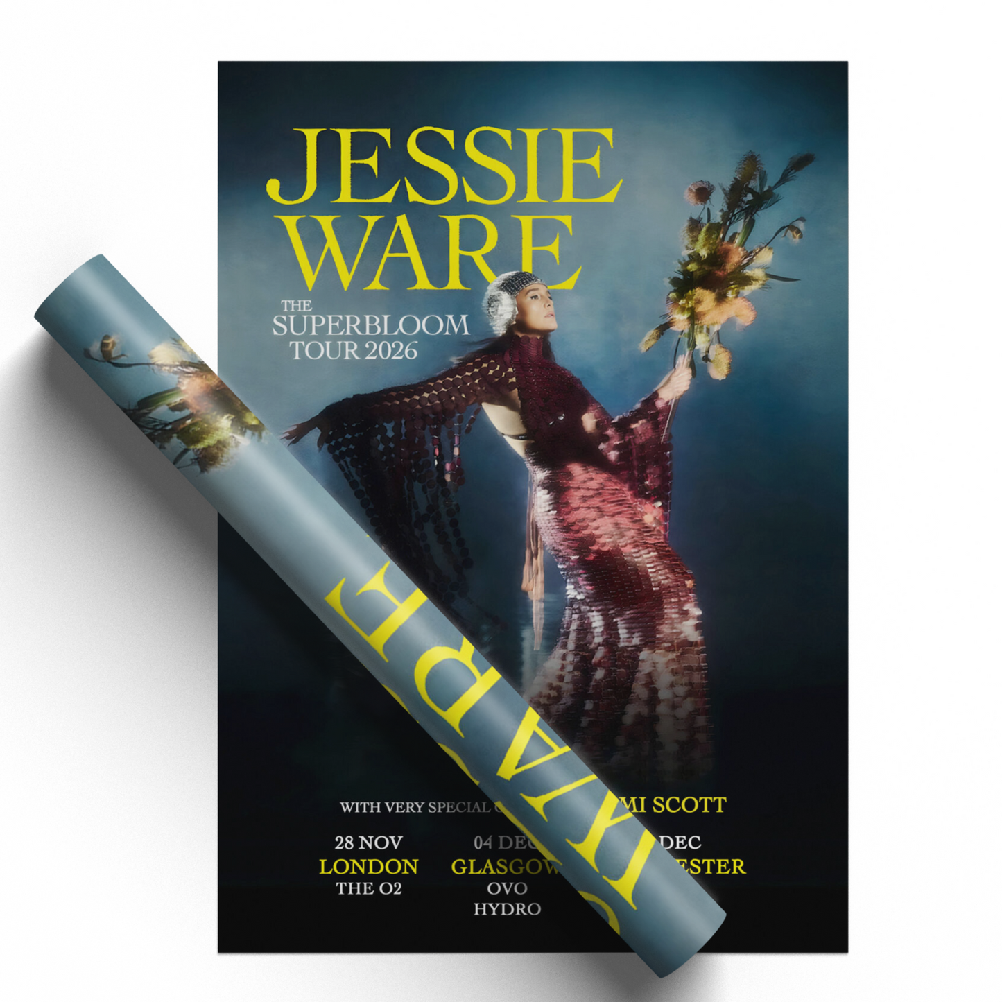 Jessie Ware Music Poster Concert UK 2026 Poster For Jessie Ware Pop Fans A5-A3