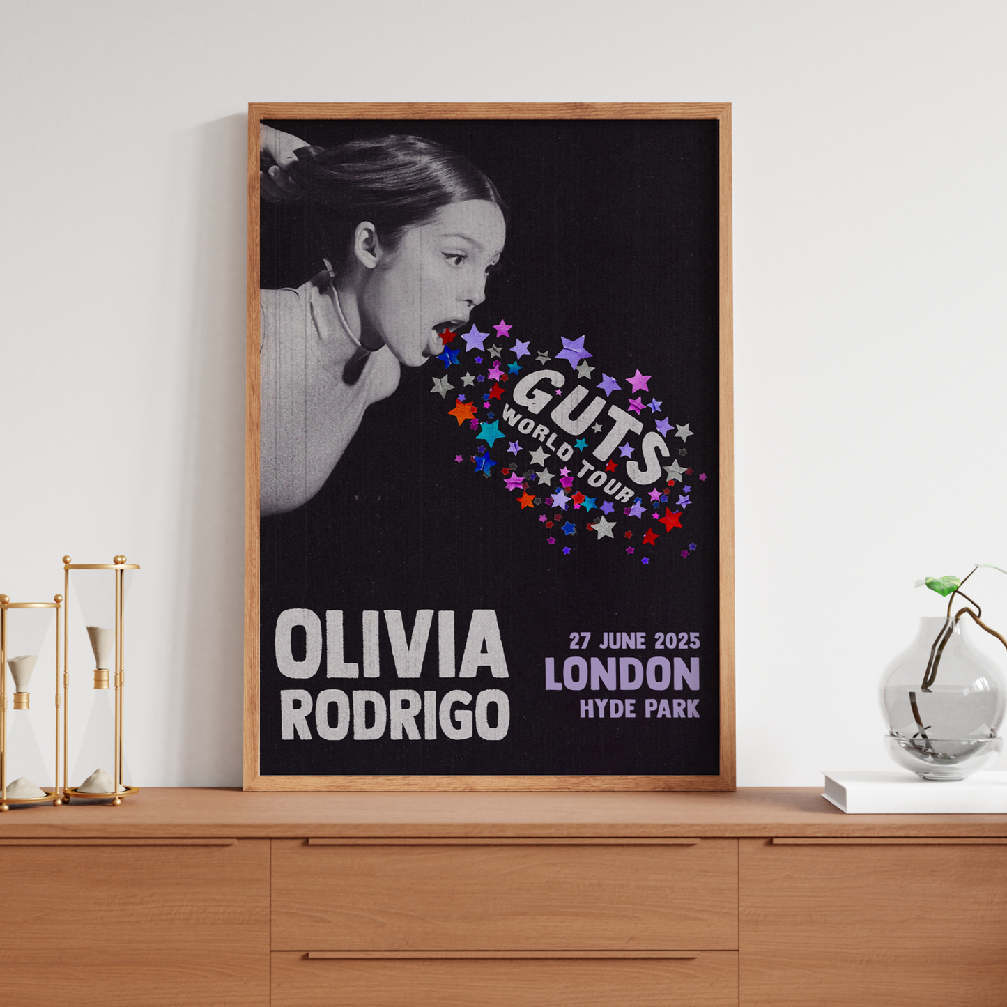 Olivia Rodrigo Guts Tour 27th June Concert Poster Print For Oliva Rodrigo Fans