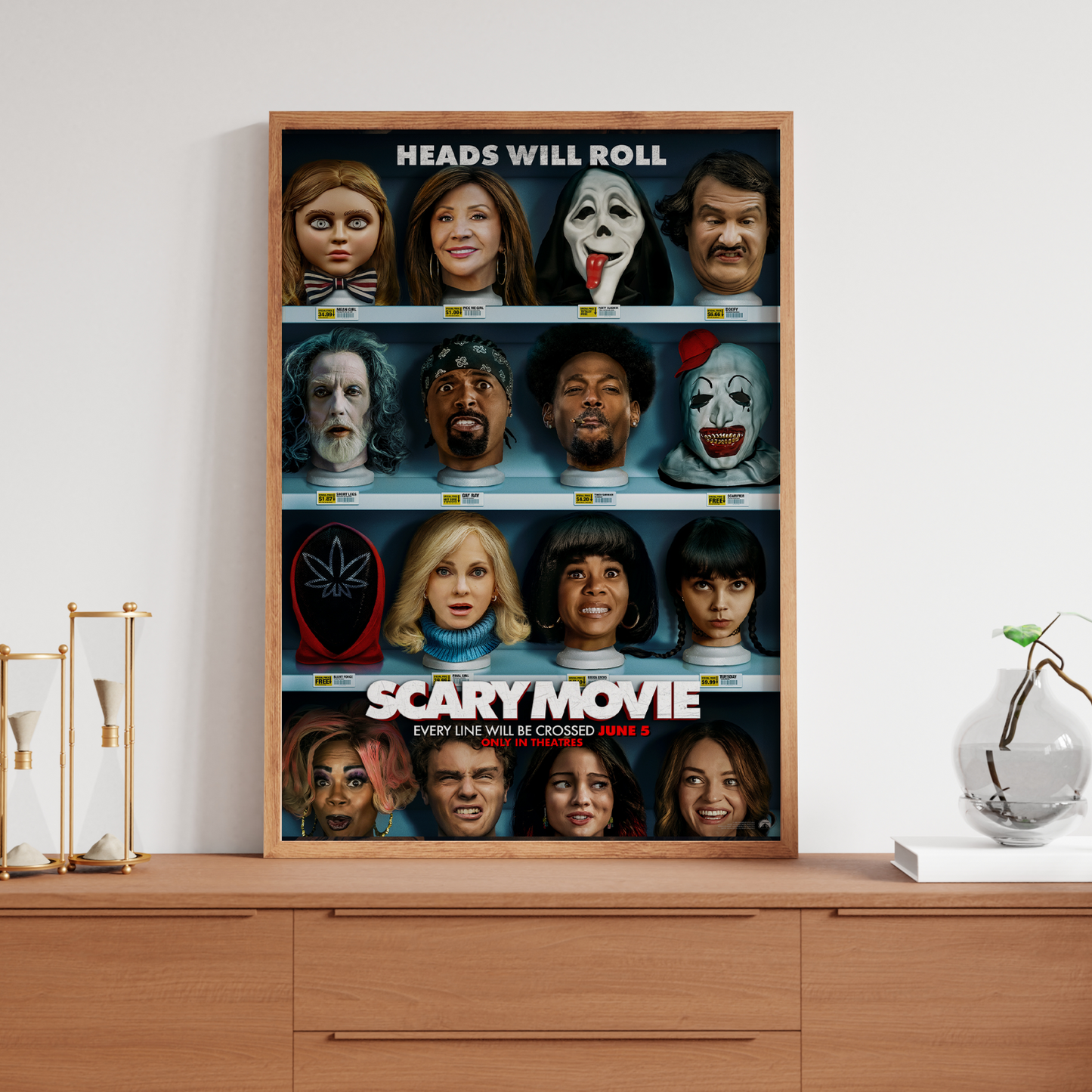 Scary Movie 6 Movie Official Poster Horror Comedy Film Home Cinema Decor A5-A3