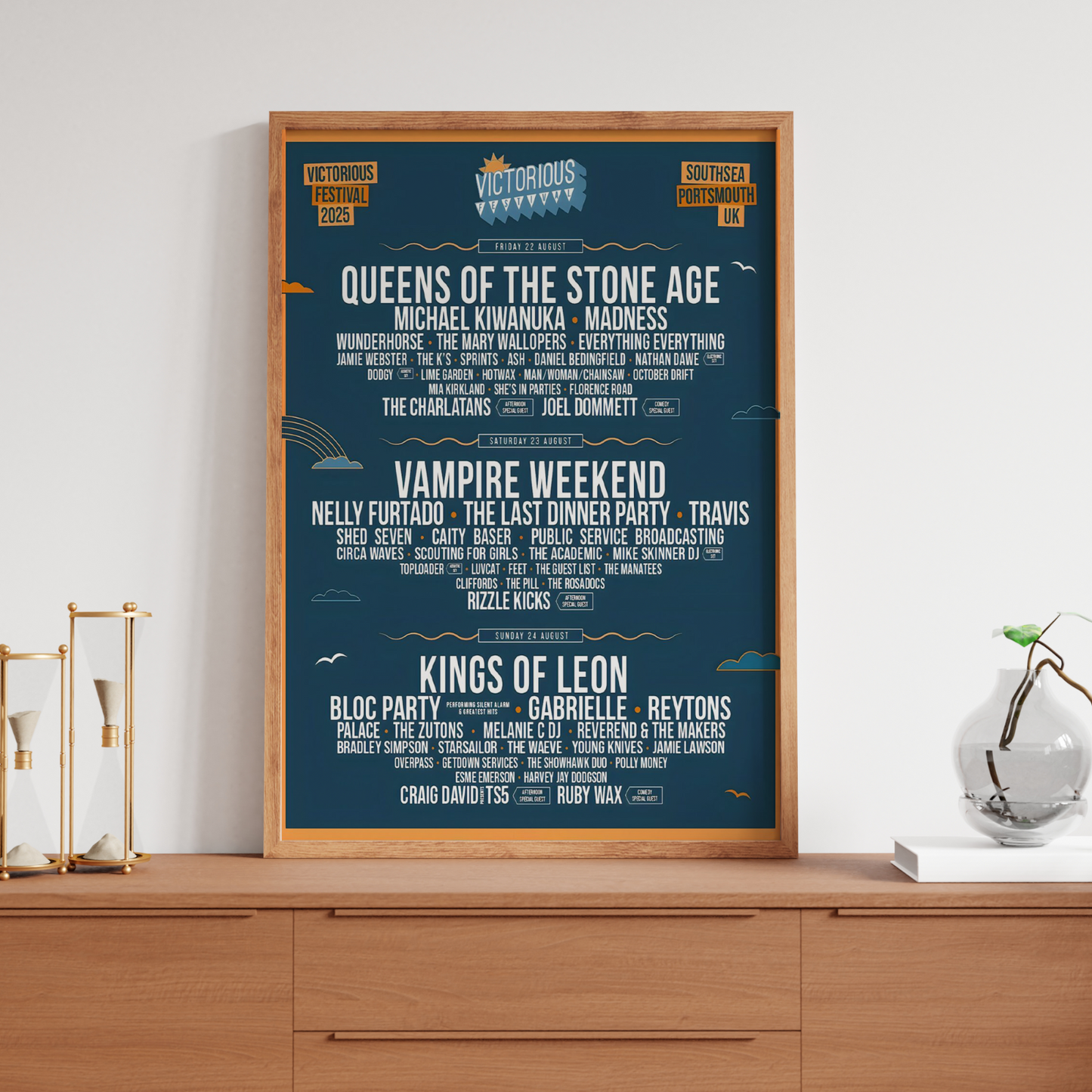 Victorious Festival 2025 Poster Music Poster Print For Music Fans Print A5 A4 A3