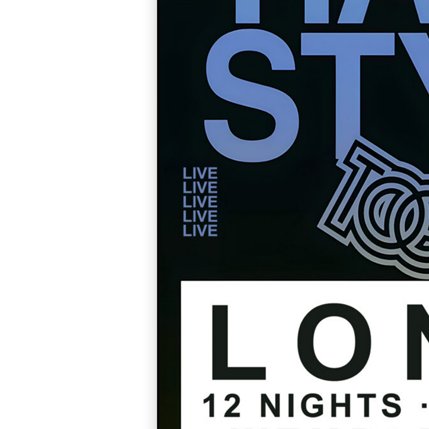 Harry Styles Together Together Tour London Wembelyy Poster For Harry Styles Fans