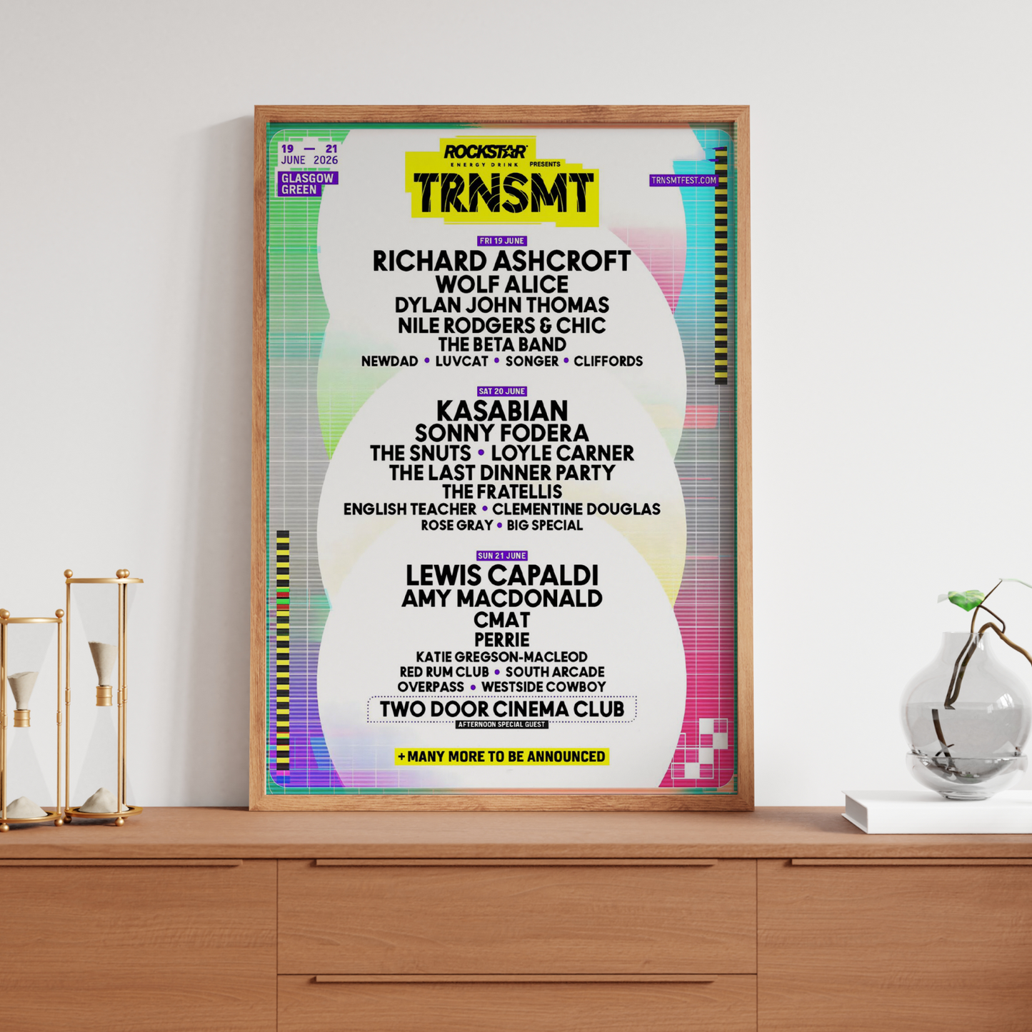 TRNSMT Festival 2026 Music Line-up For Music Fans Print Poster A5-A3 Concert