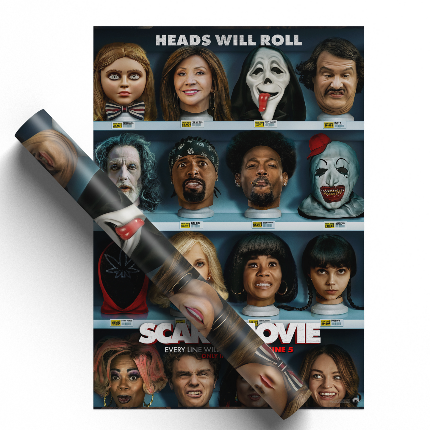 Scary Movie 6 Movie Official Poster Horror Comedy Film Home Cinema Decor A5-A3