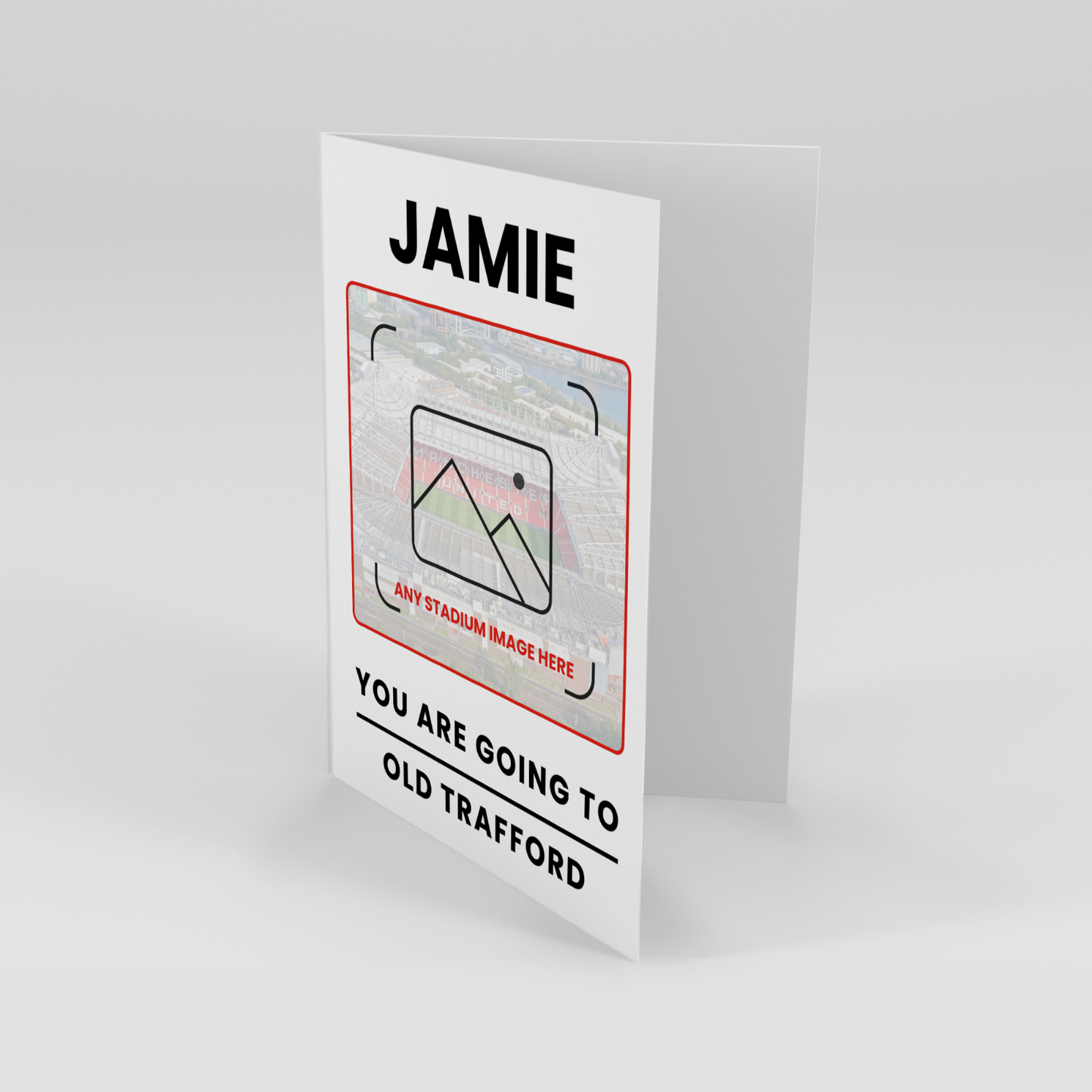 Football Birthday Card Personalised Gift Card You're Going to See Any Stadium