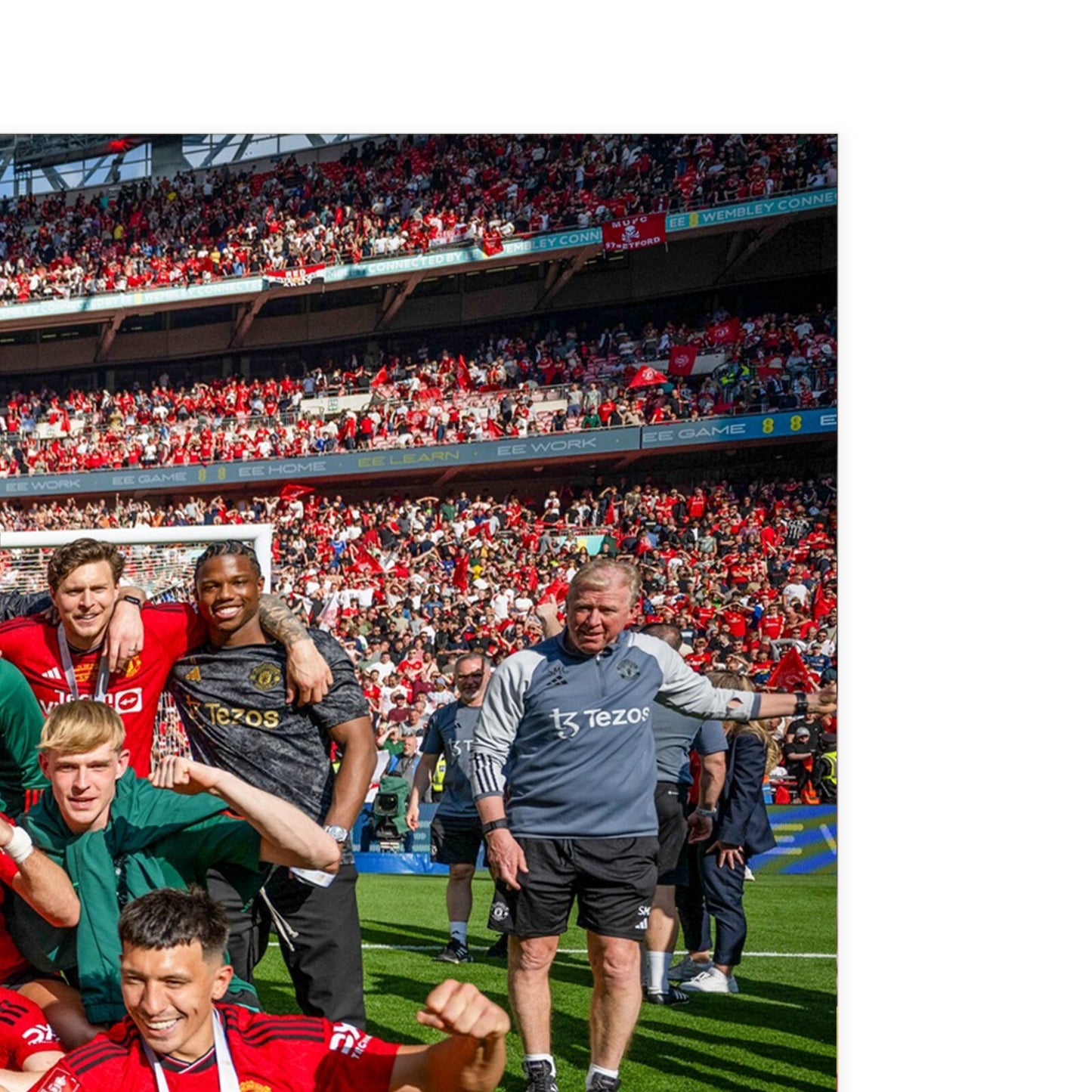 MANCHESTER UNITED FA CUP WINNERS POSTER A5 A4 A3 SIZE BUY 2 GET 2 FREE FOOTBALL