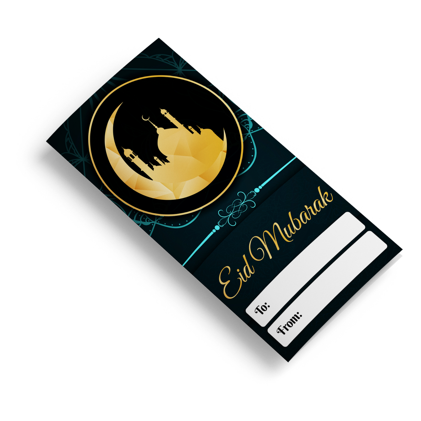 EID MUBARAK Cards MONEY WALLETS, Islamic Festive Muslim Happy Eid Greeting Cards