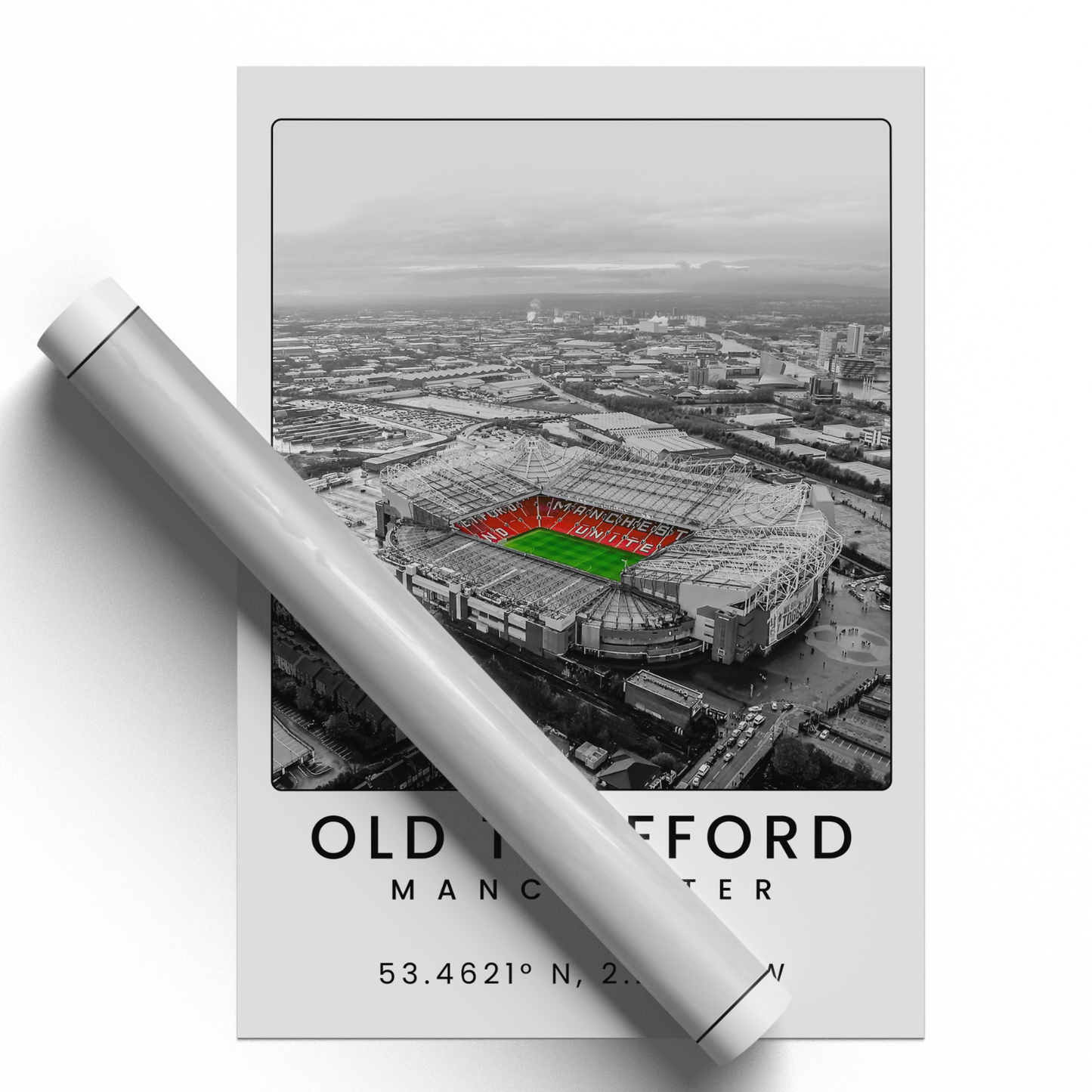MANCHESTER UNITED FOOTBALL STADIUM PHOTO POSTER PRINT MAN U FANS | A5 A4 A3 |