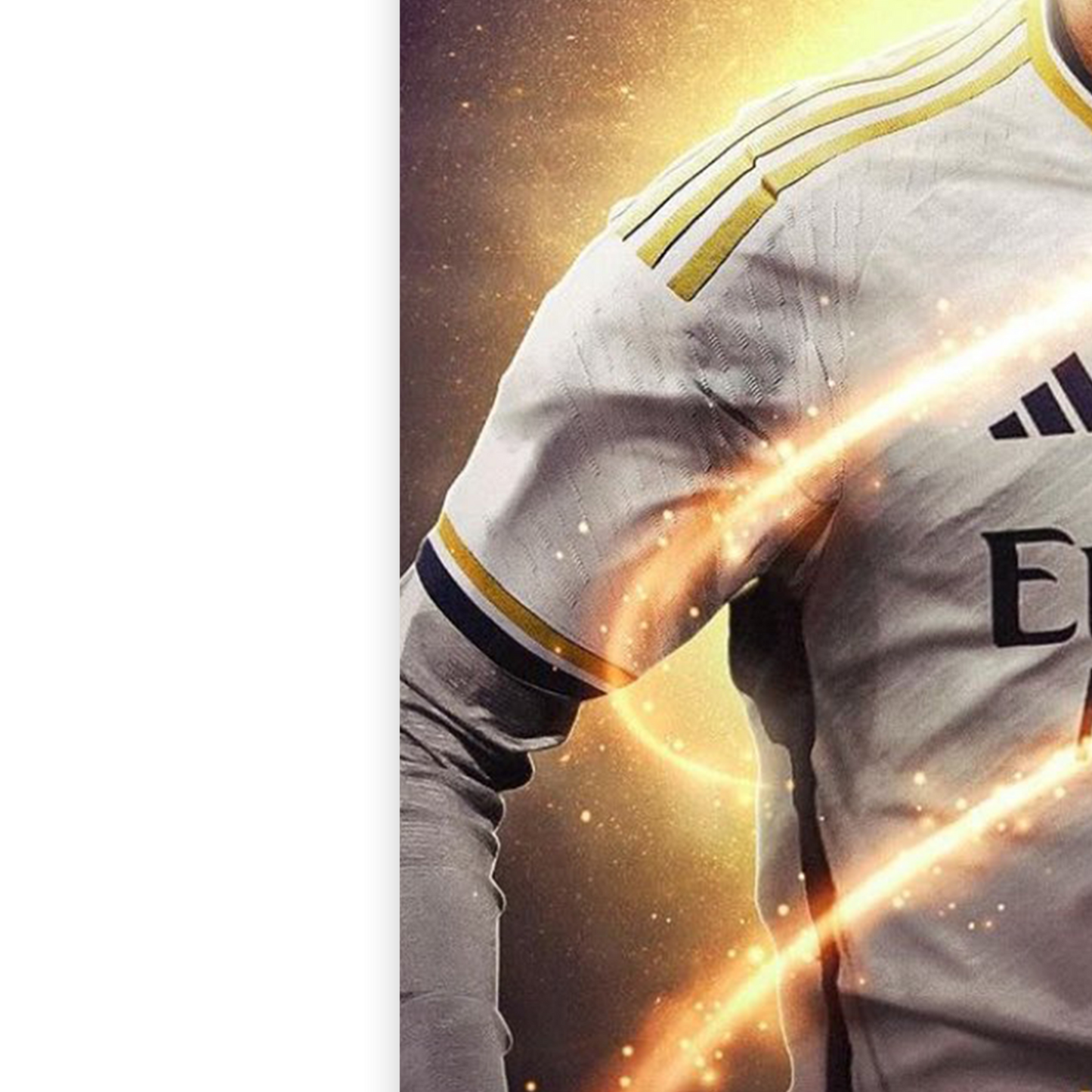 Kylian Mbappe Poster Football Real Madrid Football Player Poster A5 A4 A3