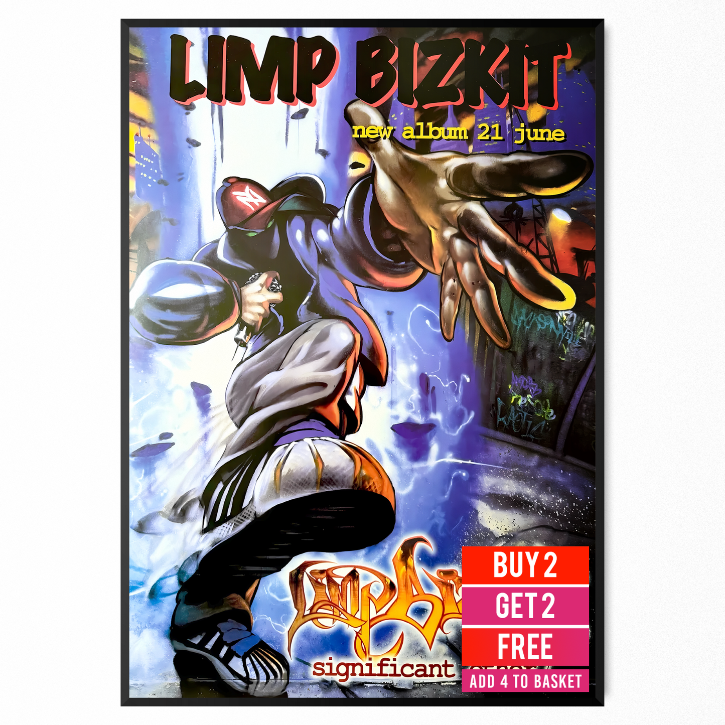 LIMP BIZKIT Music Concert Posters Print Wall Art A5 A4 A3 For Rock Fans