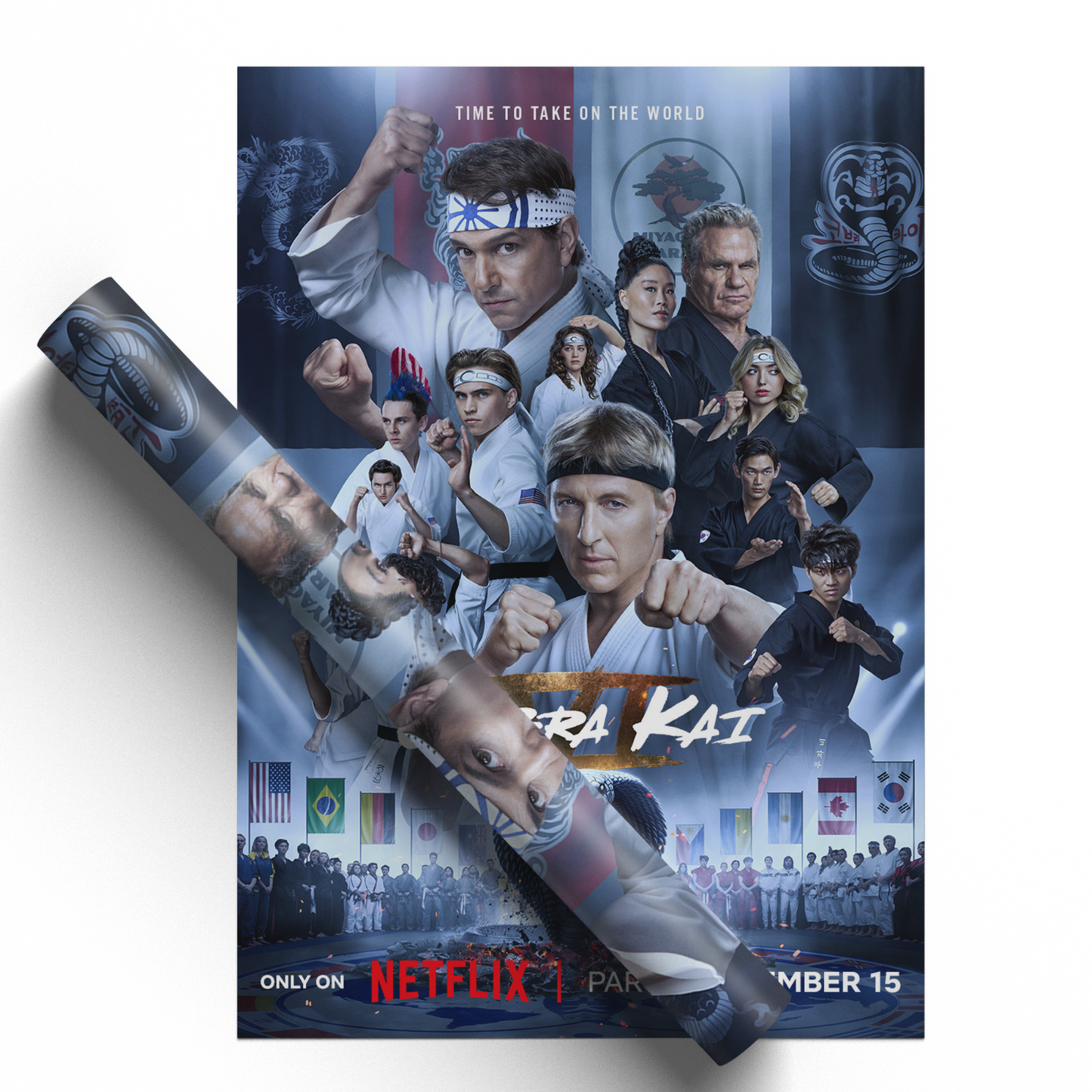 Cobra Kai Season 6 Poster For Karate Kid Fans Cobra Kai TV Series Print A5-A1