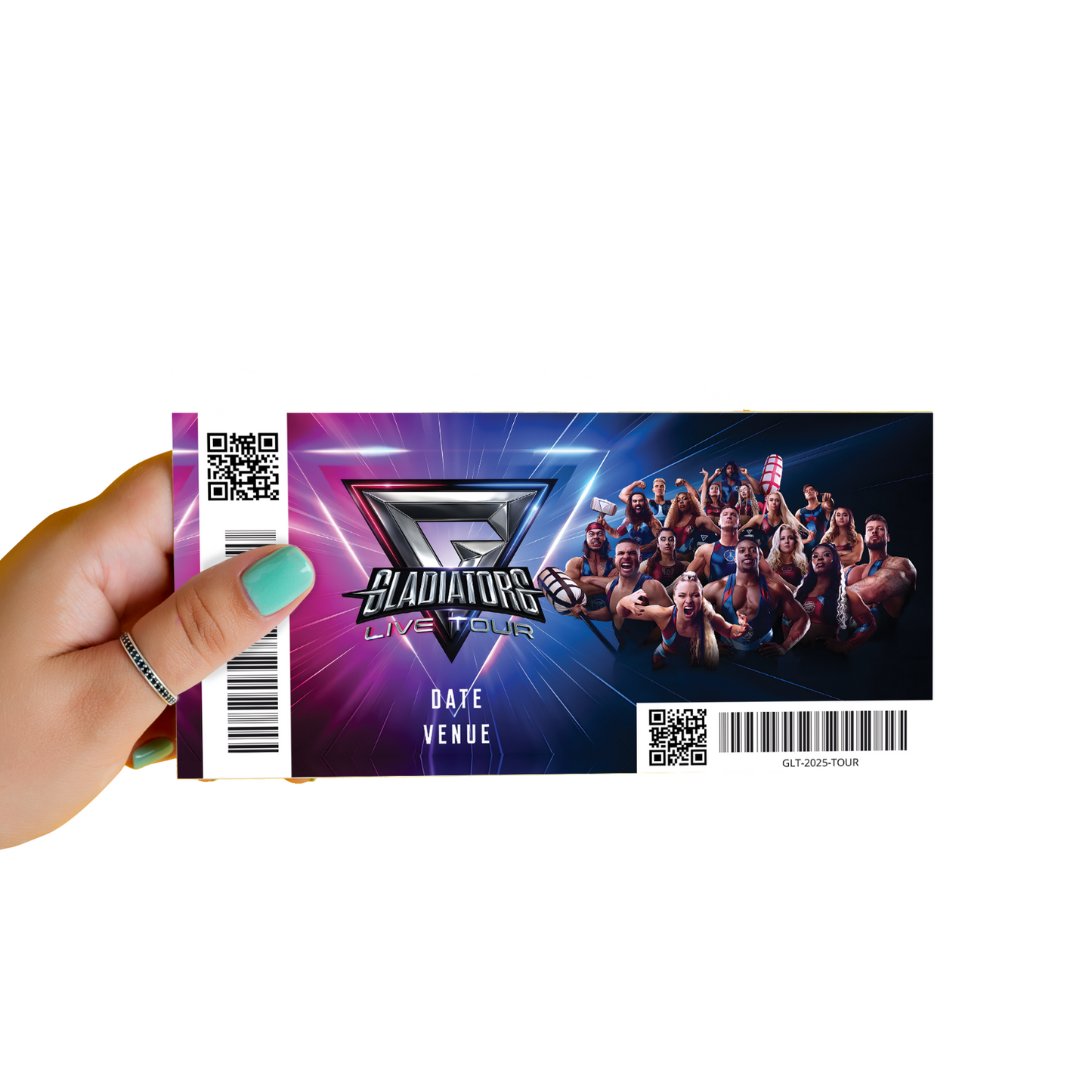 Gladiators Live Tour 2025 UK Tour Personalised Keepsake Novelty Gift Reveal