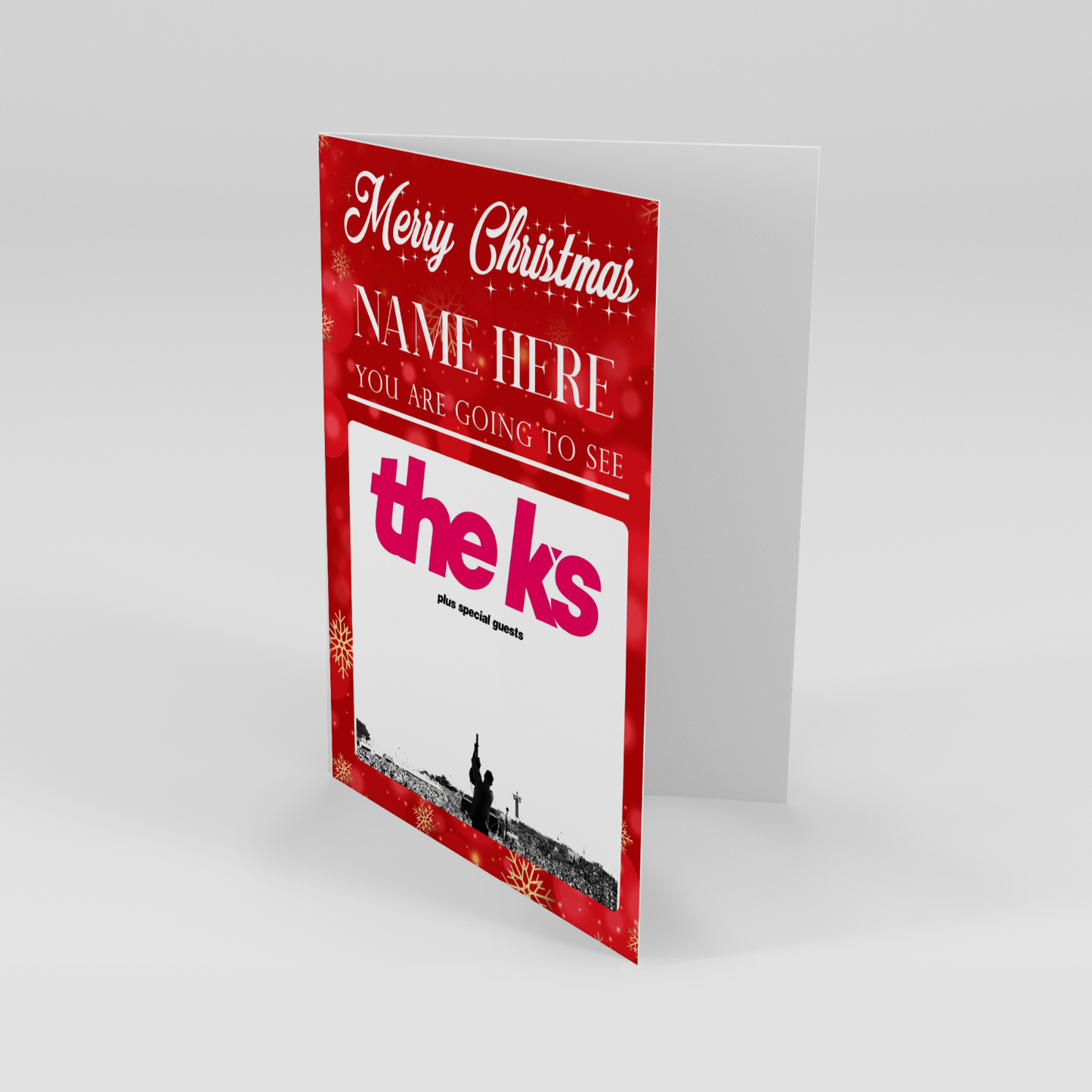 YOU'RE GOING TO SEE The K's Summer 2026 Concert Christmas Gift Card Personalised