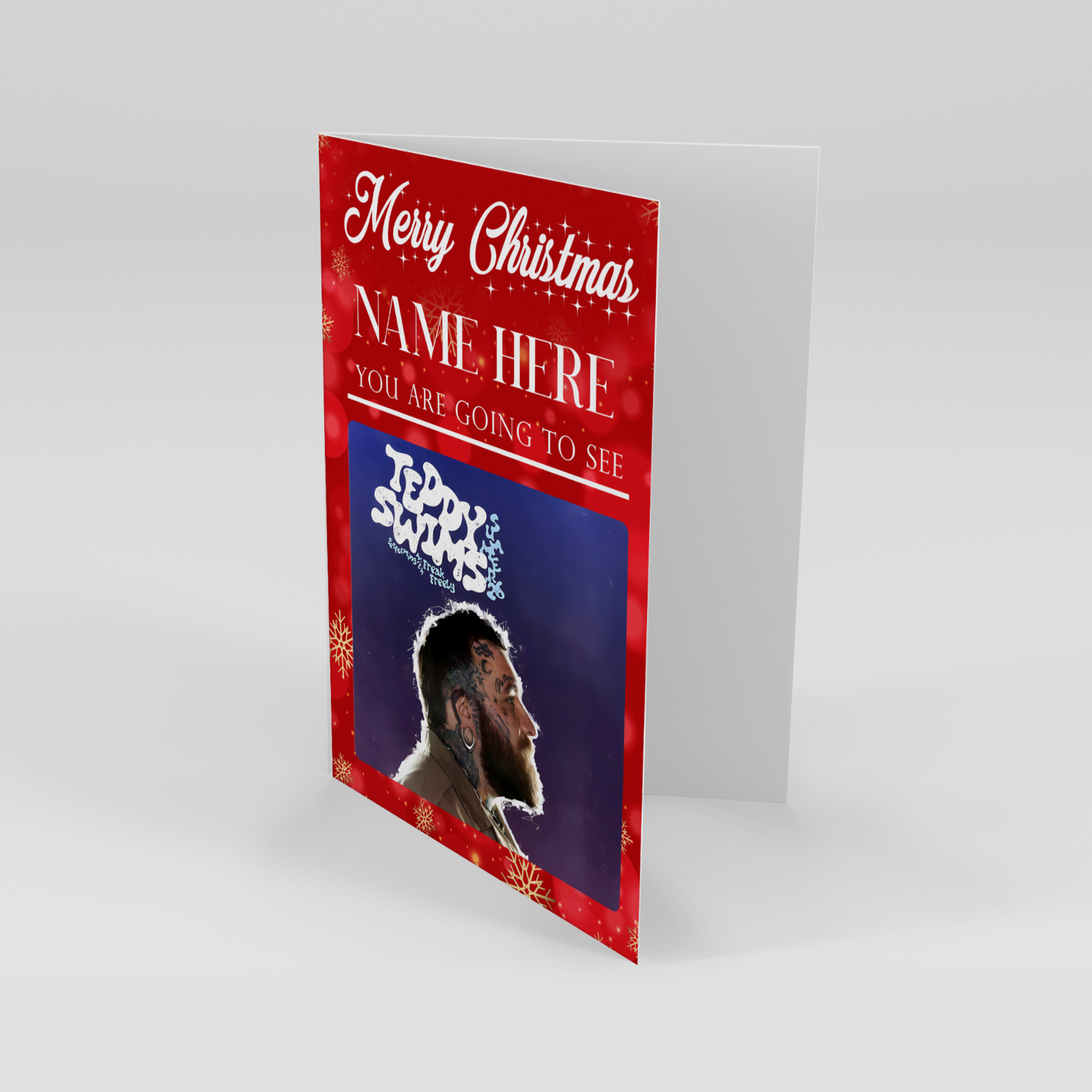 You're Going To See Teddy Swim Card Christmas You're Going To See Card For Fans