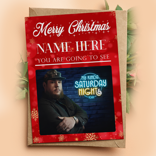 You're Going To See Luke Combs Card Christmas You're Going To See Card For Fans