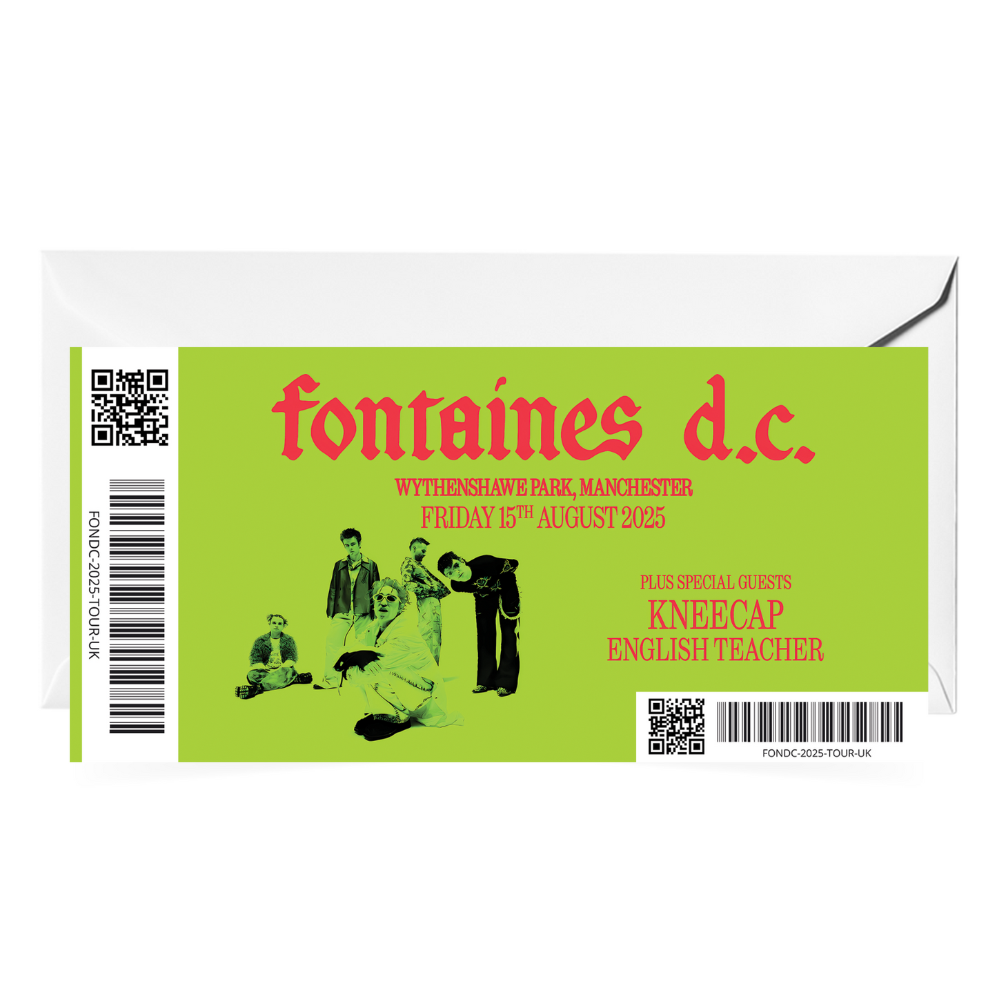 Fontaines D.C. Ticke music band show 2025 tour 15 August  For Rock Punk Fans