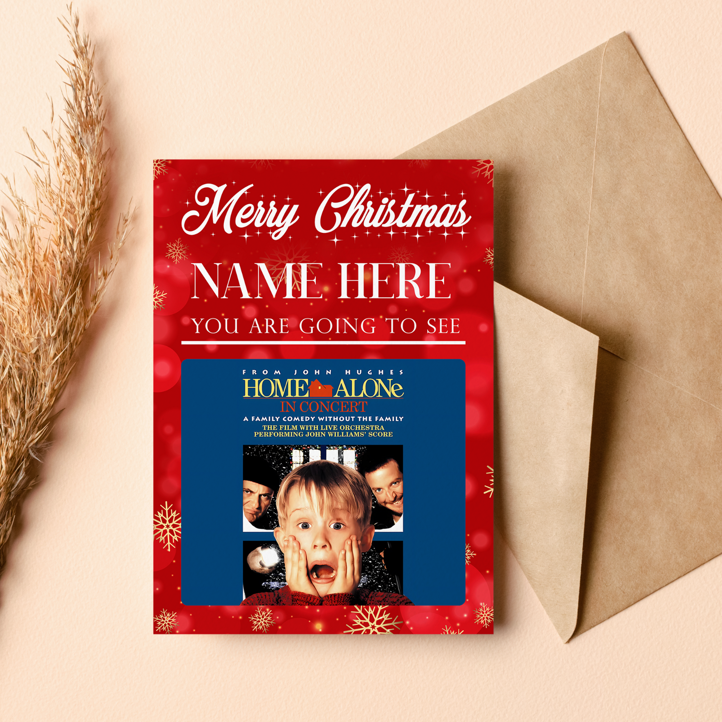 You're Going To See Home Alone In Concert Christmas Card Xmas Gift For Kids