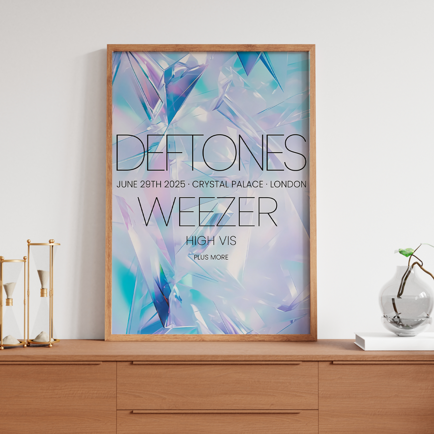 Deftones Poster Tour UK Tour 29 June 2025 Poster Deftones Fans Music Metal Band
