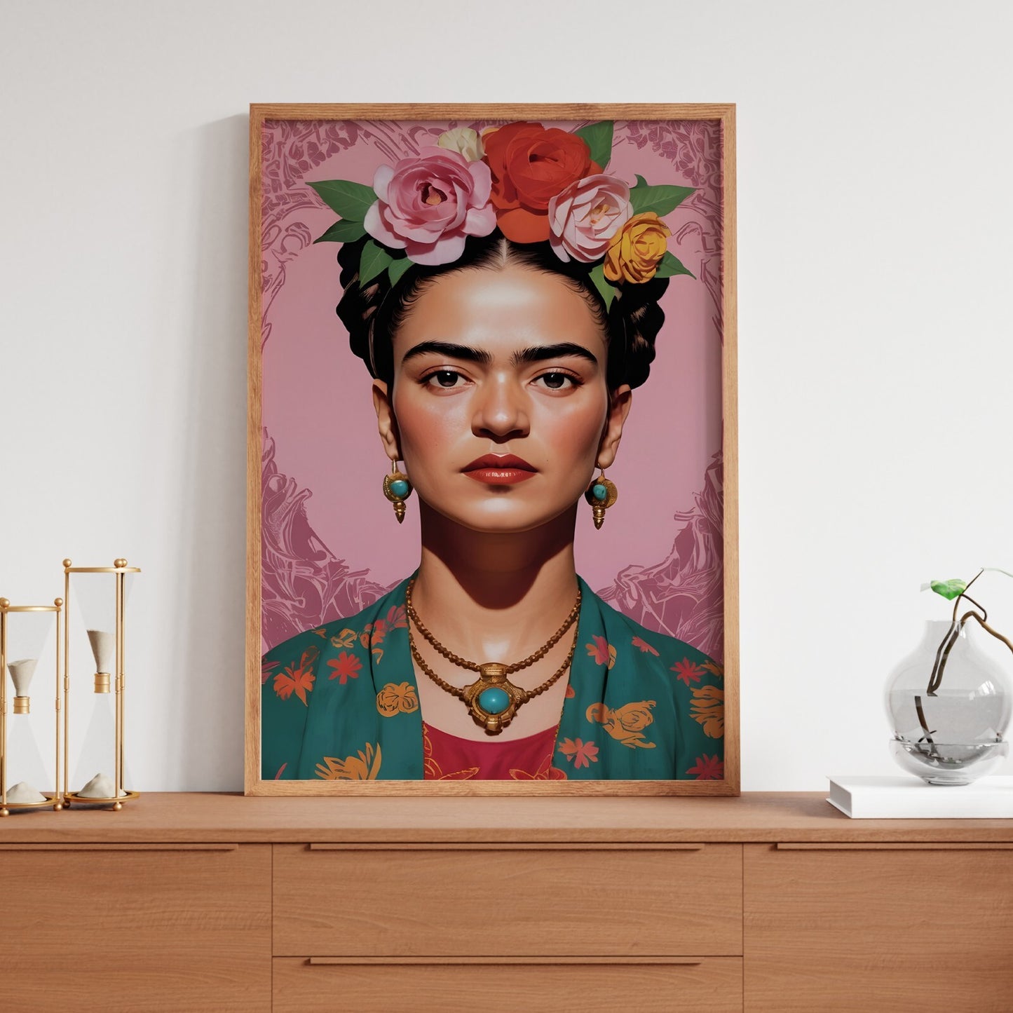 Frida Kahlo Poster Wall Art Poster Print Picture Décor Painting Self Portrait