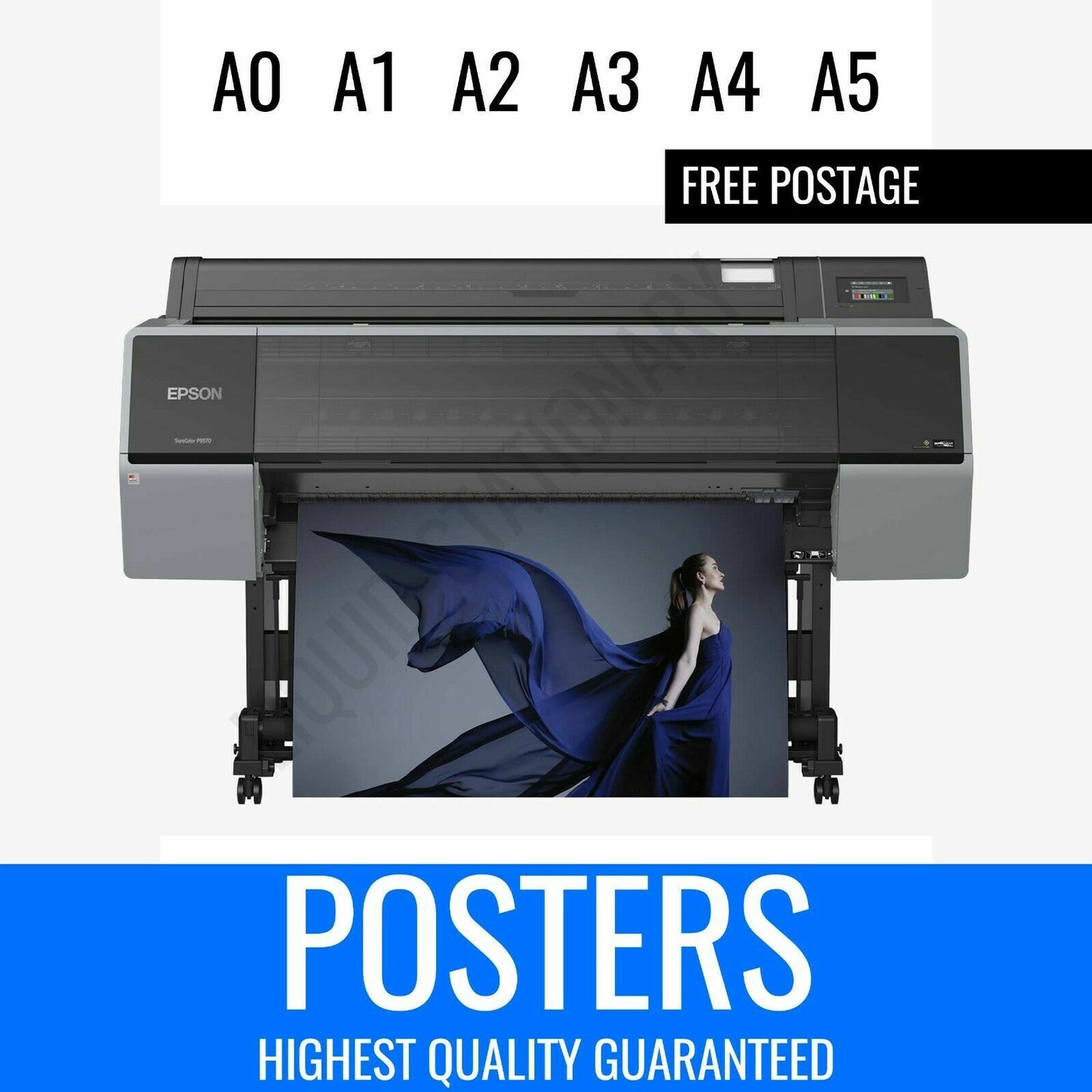 Personalised Custom Picture Printing Poster A5 A4 A3 A2 A1 (Gloss Silk)
