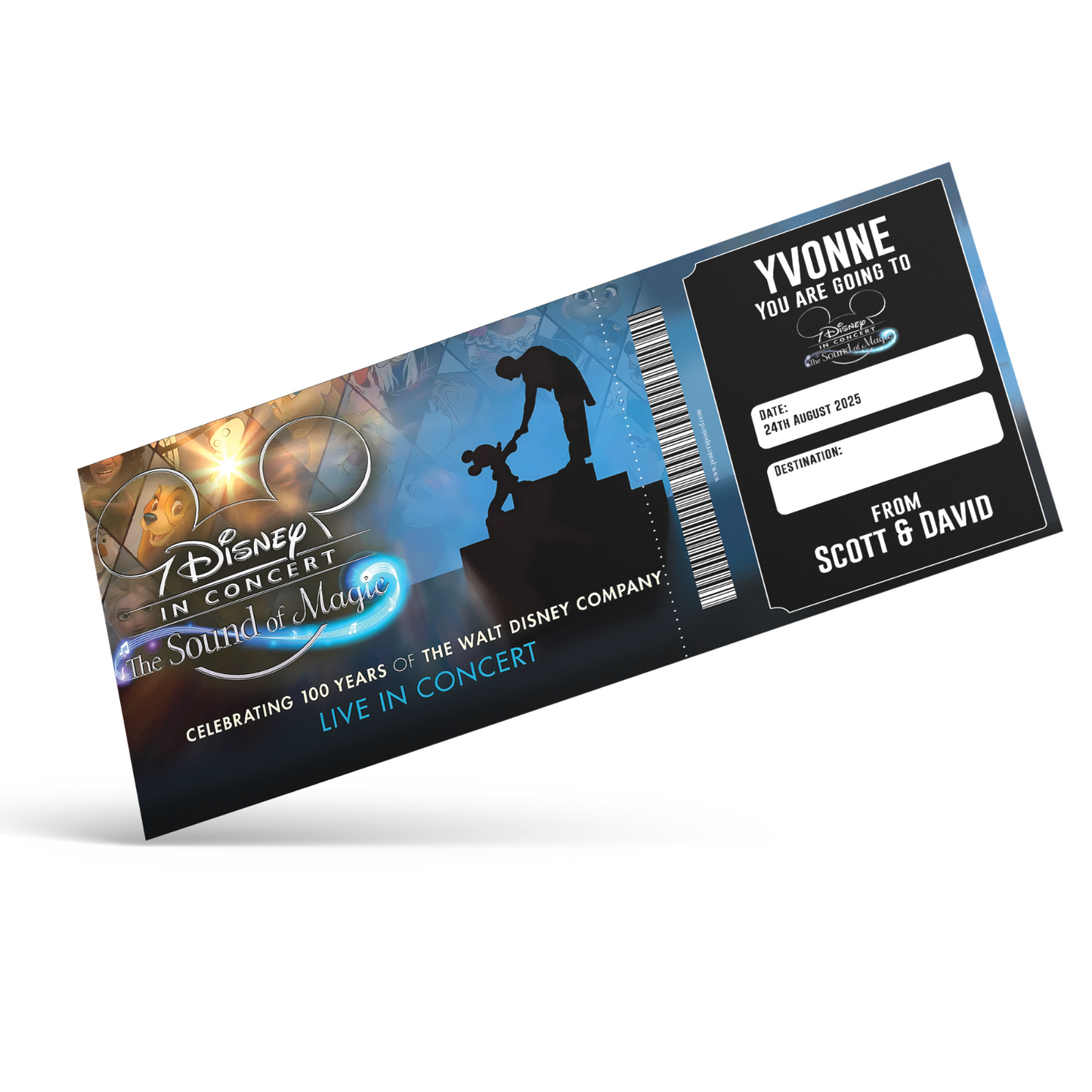 Disney In Concert The Sound Of Music Musical Ticket Concert Personalised Gift