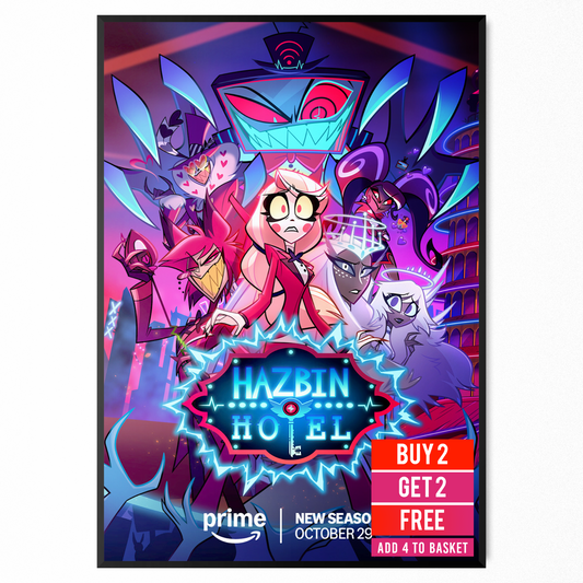 Hazbin Hotel Animation TV Show Poster New Season Poster For Hazbin Hotel Fans