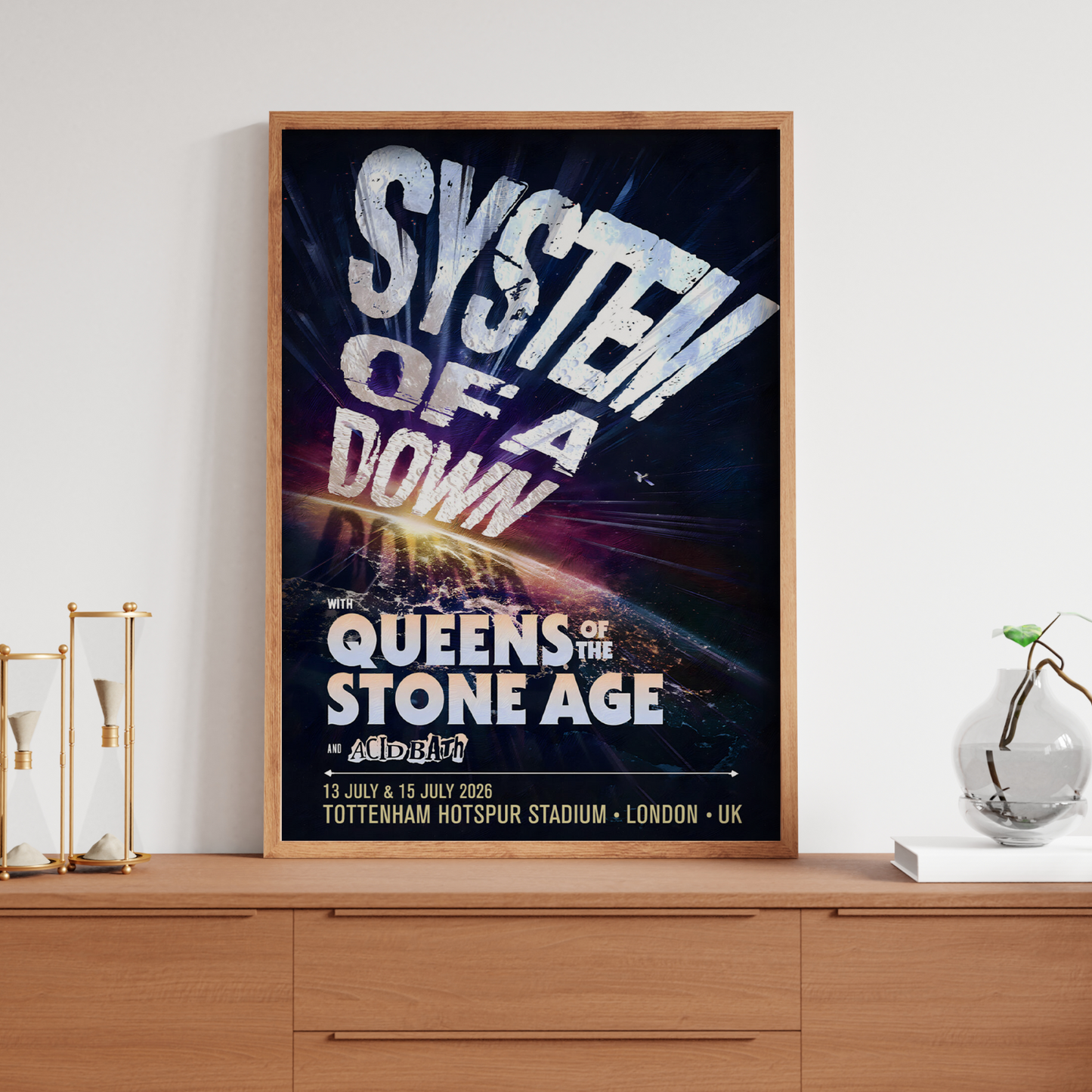 System of a Down UK Tour Poster 2026 UK Tour 2026 Poster For Fans A5-A3