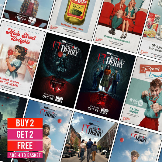 IT Welcome To Darry TV Series 2025 Poster Horror Wall Art Print A5-A3 For Horror