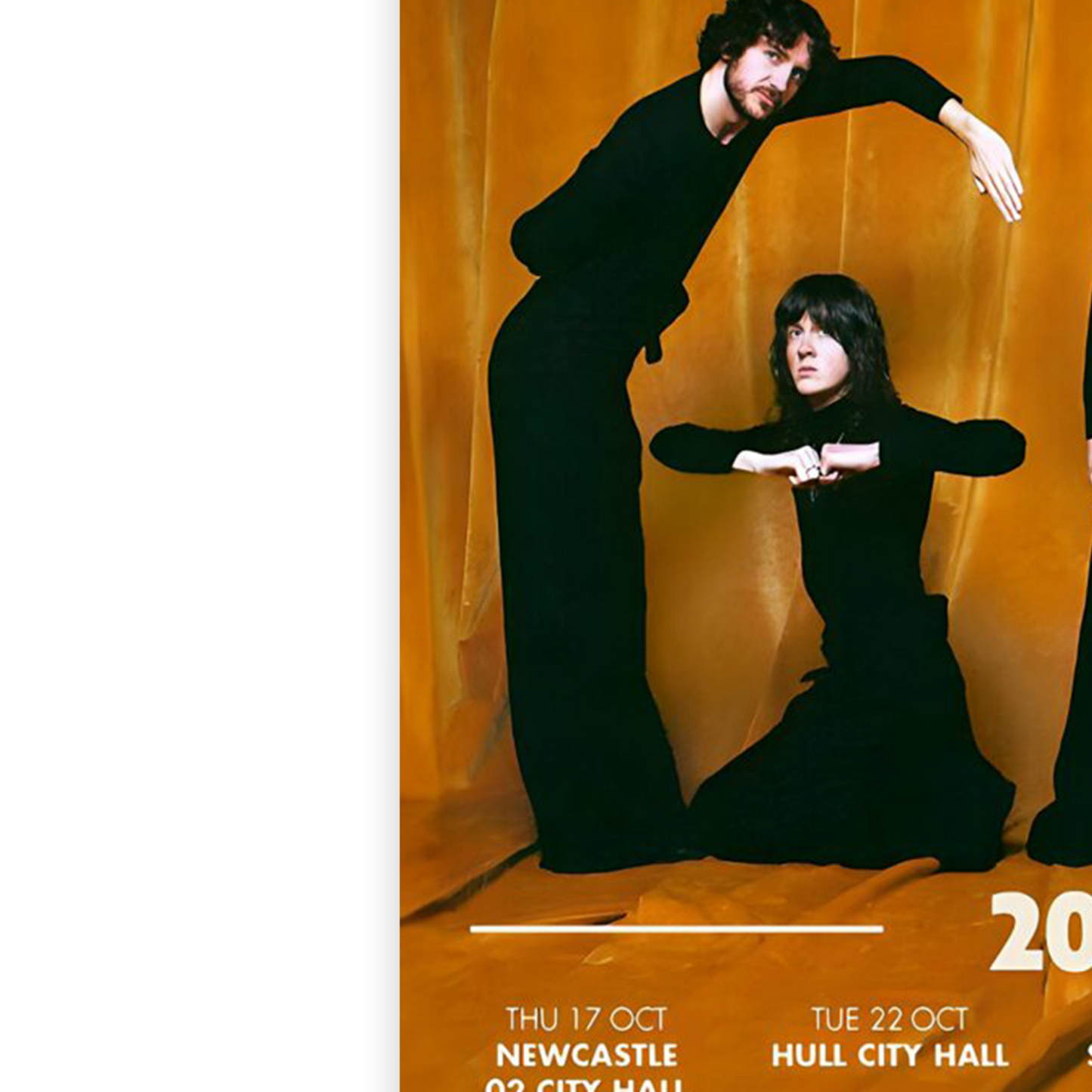 Blossoms Concert 2024 Poster Print For Blossoms Fans Print A5 A4 A3 - Tour Print