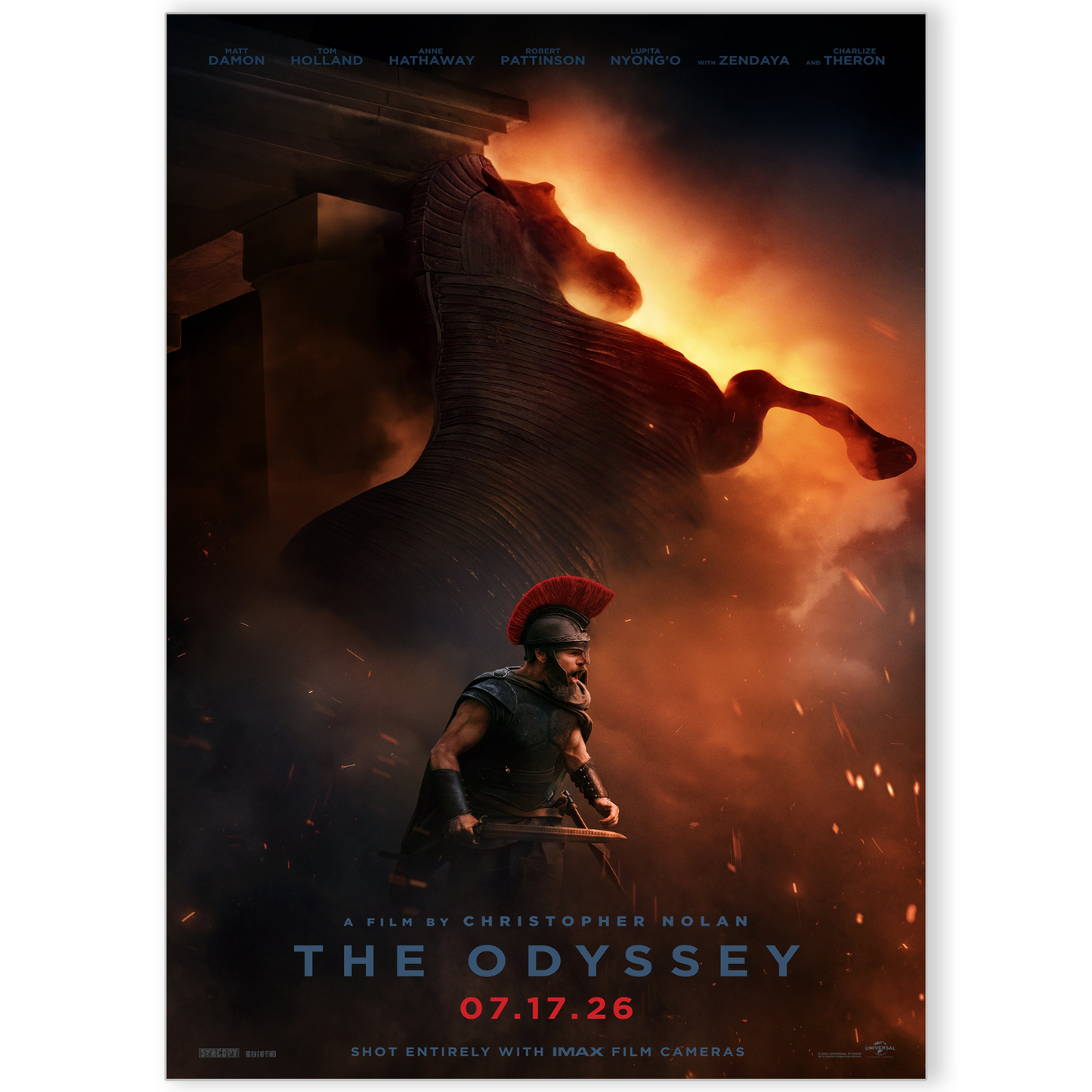 The Odyssey Teaser Poster 2026 Movie Film Print A5 A4 A3