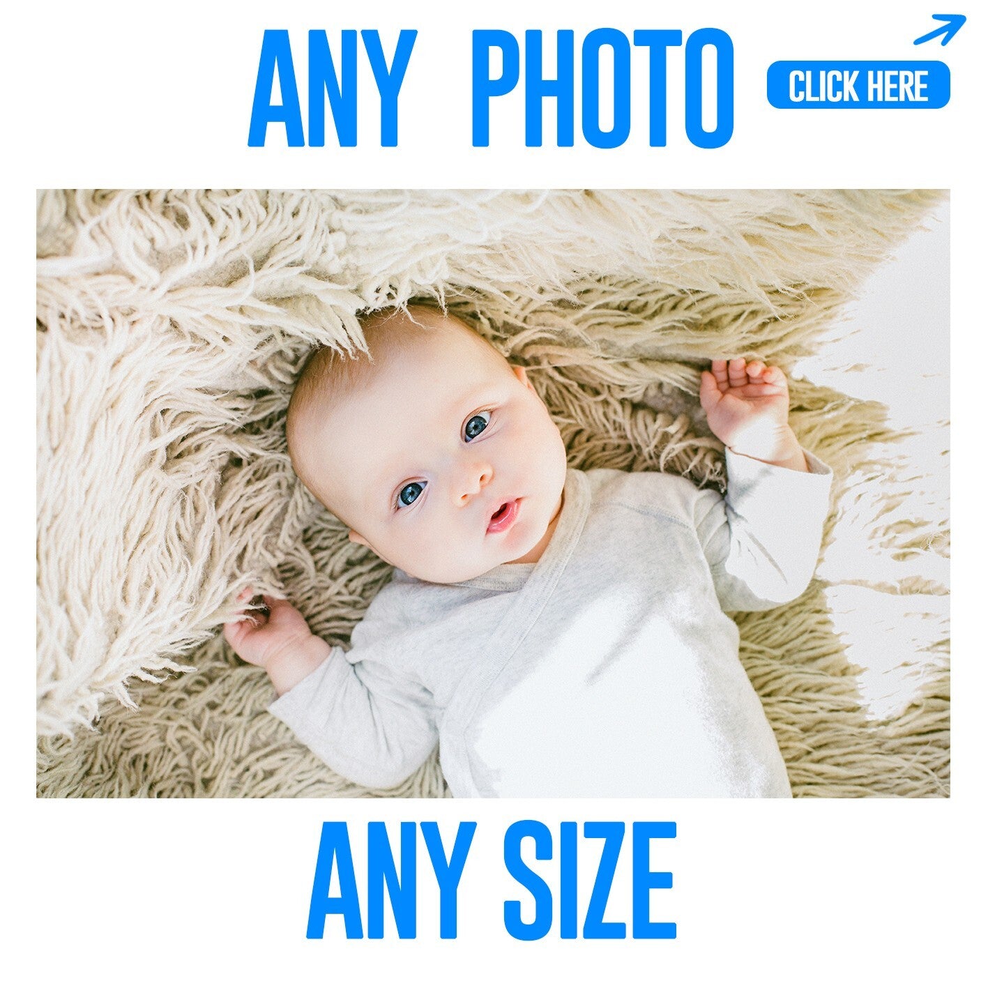 PERSONALISED CUSTOM PICTURE A5 A4 A3 A2 A1 CUSTOM POSTER PRINTING SERVICE