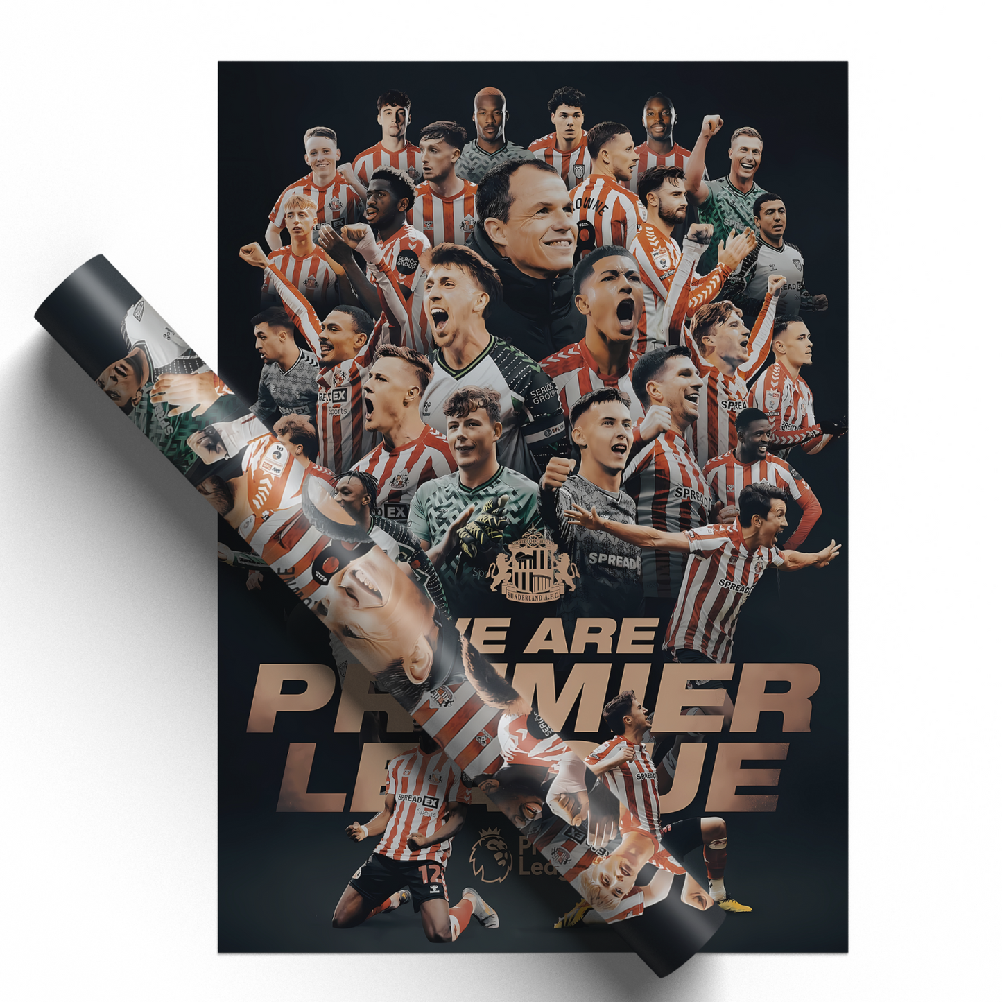 Sunderland Play Off Winners Poster 2025 Promotion EFL Poster Print A5-A3