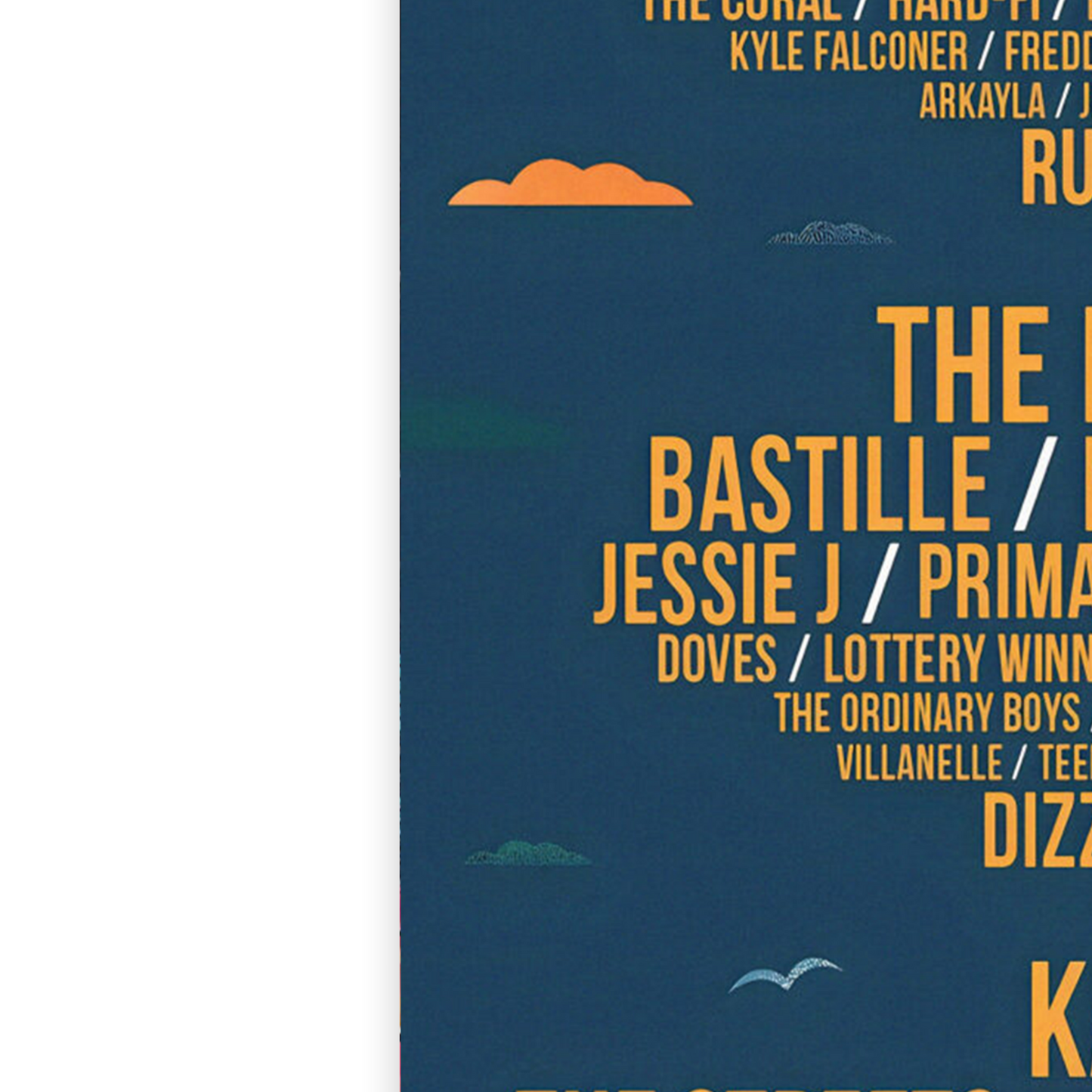 Victorious Festival 2026 Poster Music Poster Print For Music Fans Print A5 A4 A3
