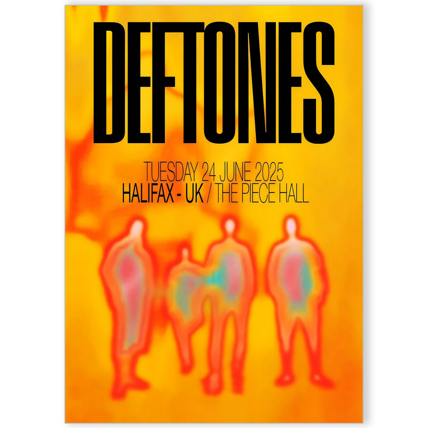 Deftones Poster Tour UK Tour 24 June 2025 Poster Deftones Fans Music Metal Band