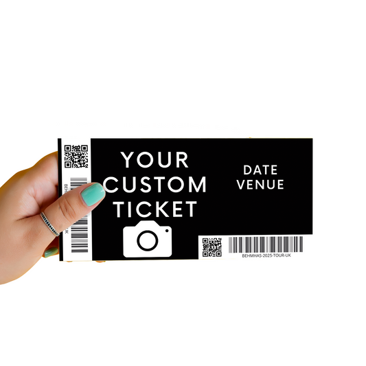 Personalised Concert Ticket Surprise Birthday Reveal Show/Festival/Musical Gift