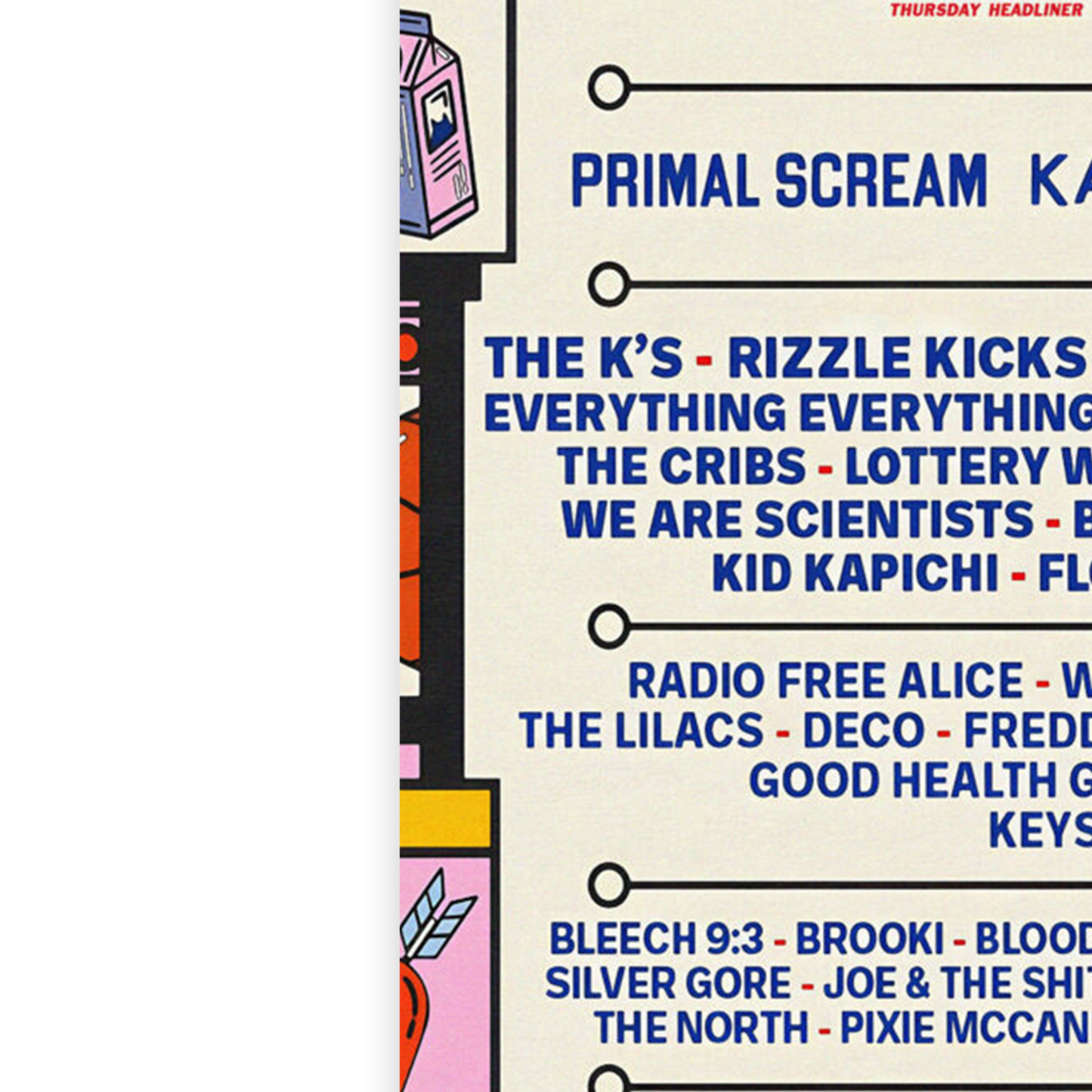 Truck Festival 2026 Music Line-Up Poster Festival Concert Print A5 A4 A3