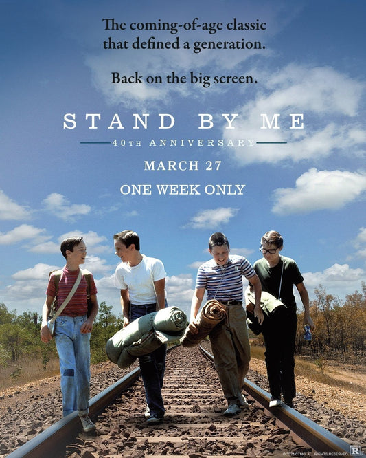 Stand By Me Poster Re-Release 2026 River Phoenix Wil Wheaton Movie Wall Art