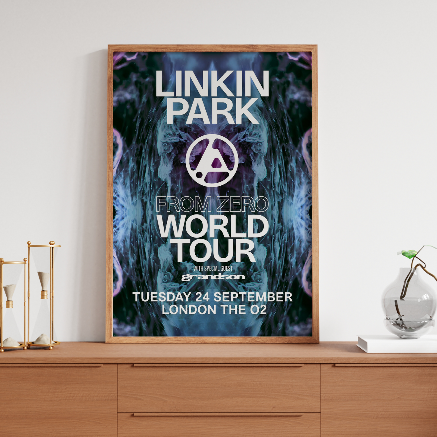 Linkin Park Concert Poster Zero World Tour UK TOUR Poster For Linkin Park Fans