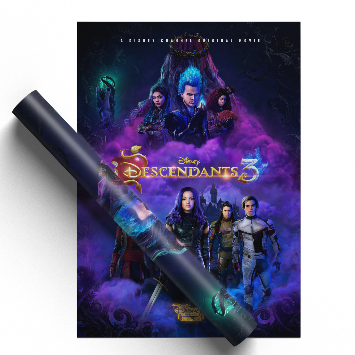 Disney Descendants 3 Poster Kids Movie Art Print Gift A5-A3 Kids Room Decor
