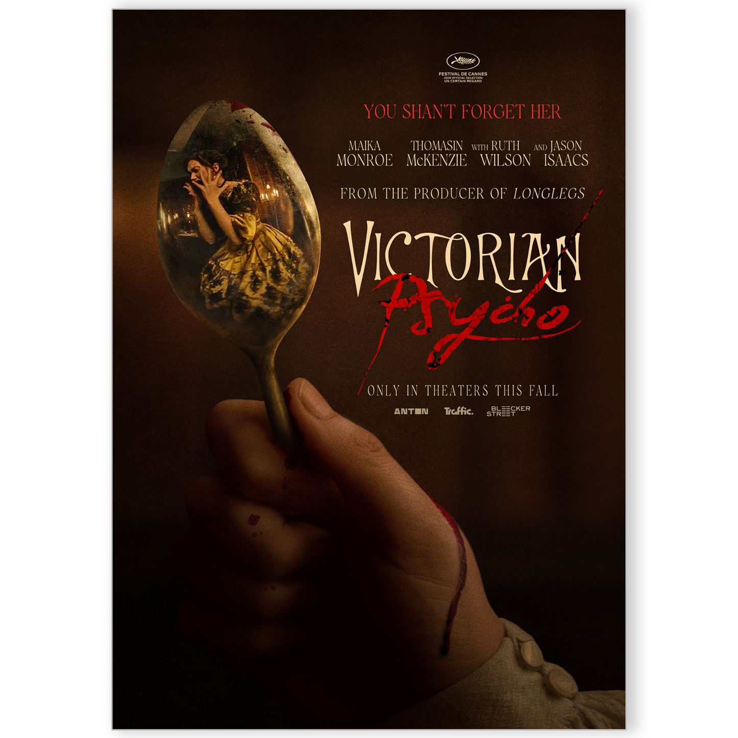 Victorian Psycho Teaser Poster Print 2026 Horror Movie A5 A4 A3 A2 A1