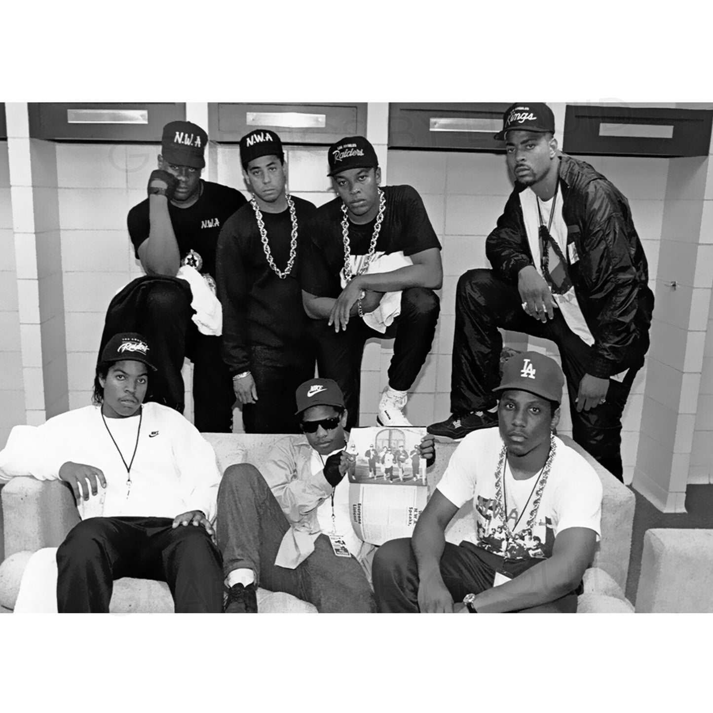NWA Ice Cube Dr Dre Eazy E Classic Hip-Hop Rap Group Poster #2 | A5 A4 A3 A2 A1