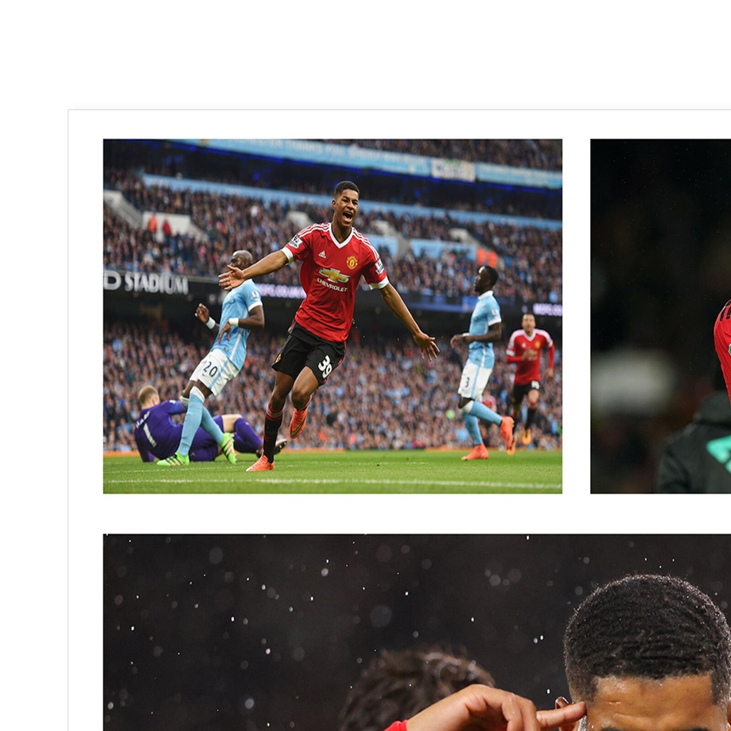 Marcus Rashford Signed Photo Poster Football Autographed Memorabilia Photo Print