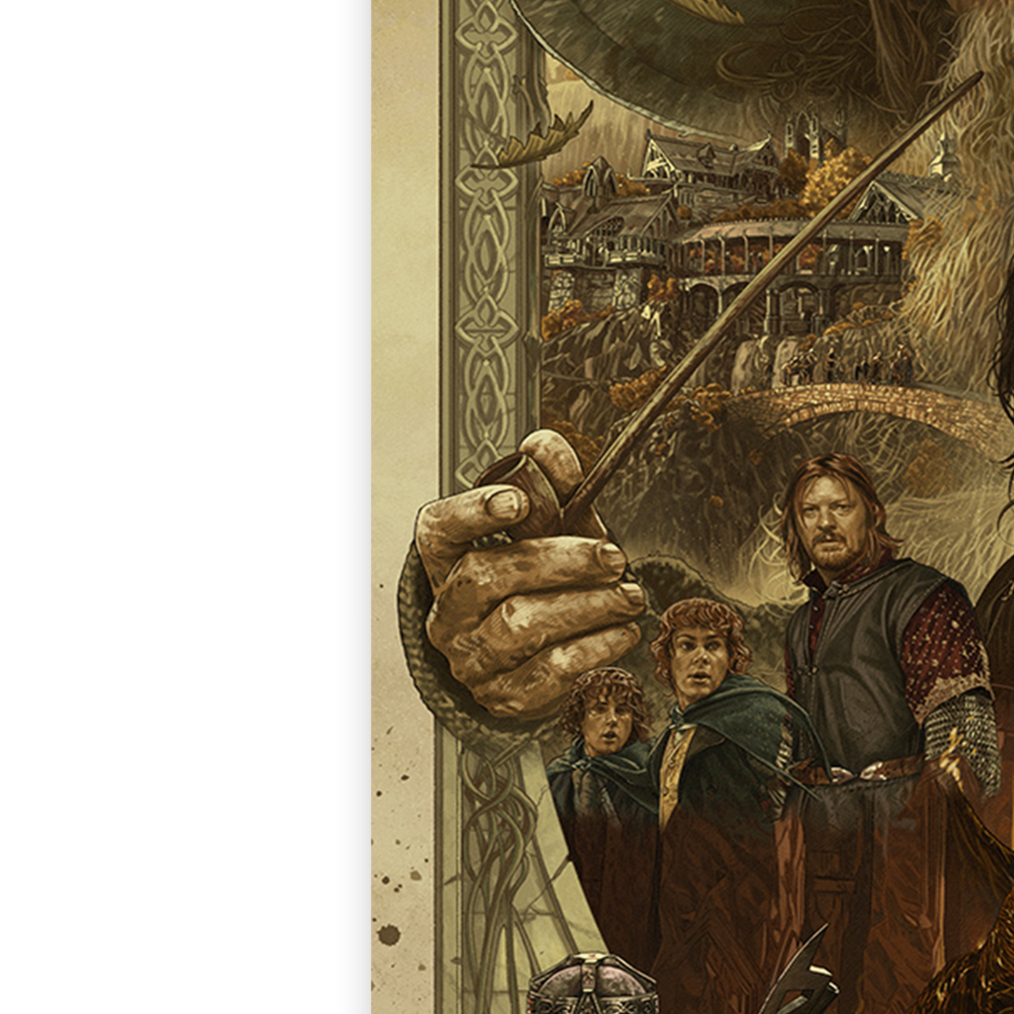 Lord of the Rings Movie Poster Classic Film Wall Art Bedroom Home Cinema Decor