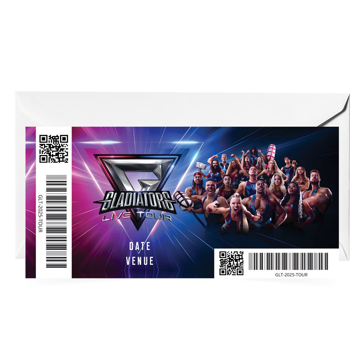 Gladiators Live Tour 2025 UK Tour Personalised Keepsake Novelty Gift Reveal