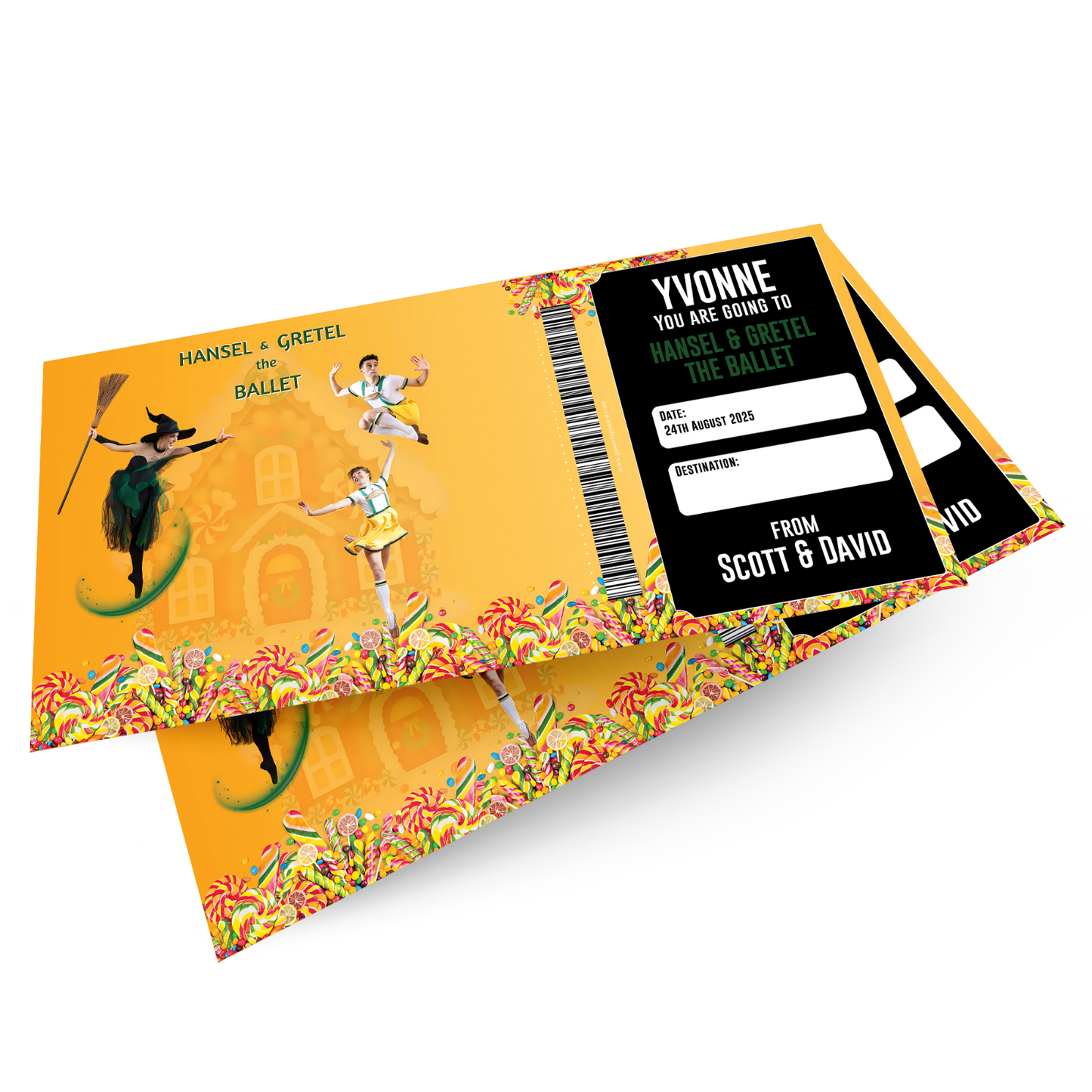 Hansel And Gretel The Ballet Theatre Ticket Personalised Musical Gift Surprise