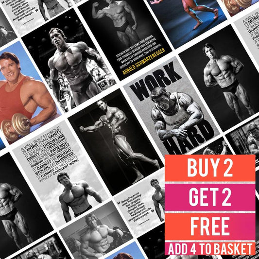 Arnold Schwarzenegger Bodybuilding Poster Prints Mr Universe BUY 2 GET 2 FREE
