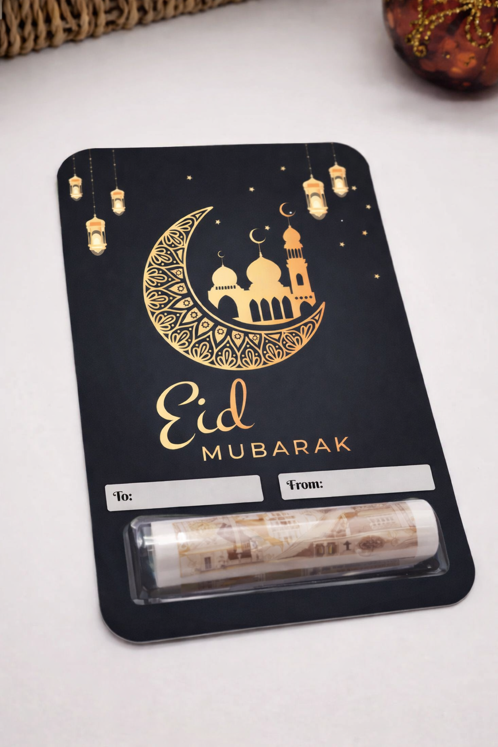 Eid Money Card Islamic Festive Eidi Gift Party Card Eid Mubarak Money wallet