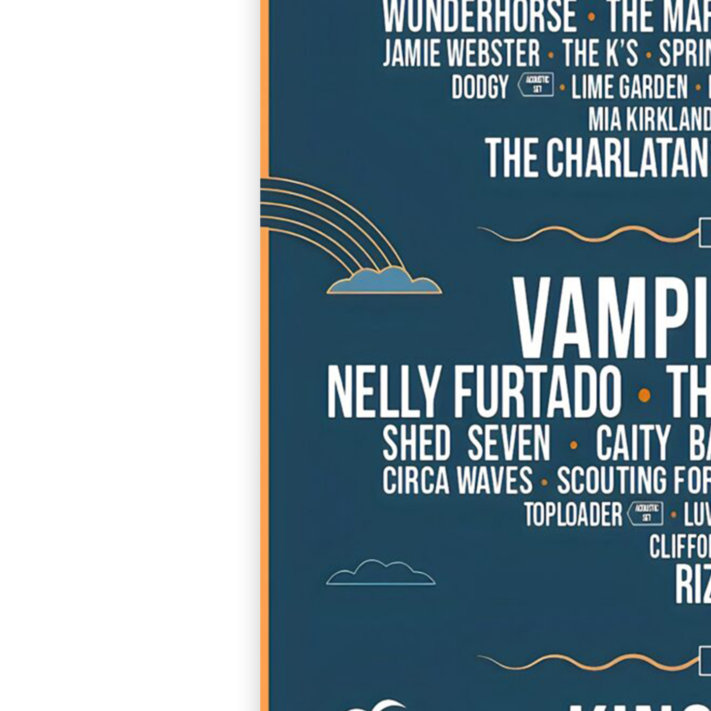 Victorious Festival 2025 Poster Music Poster Print For Music Fans Print A5 A4 A3