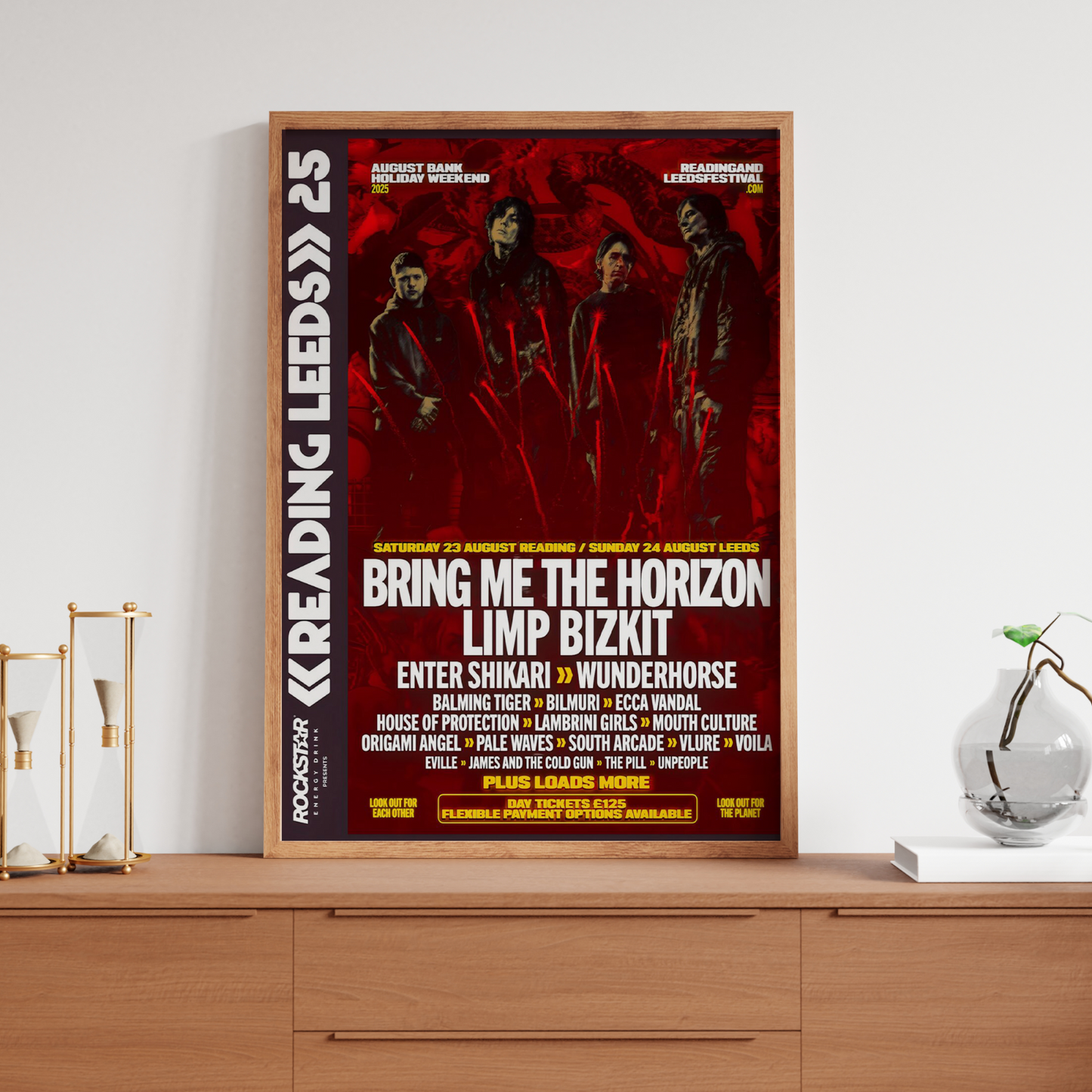 Reading Leeds Festival Line Up 2025 Festival Poster Print Musical A5-A3 For Fans