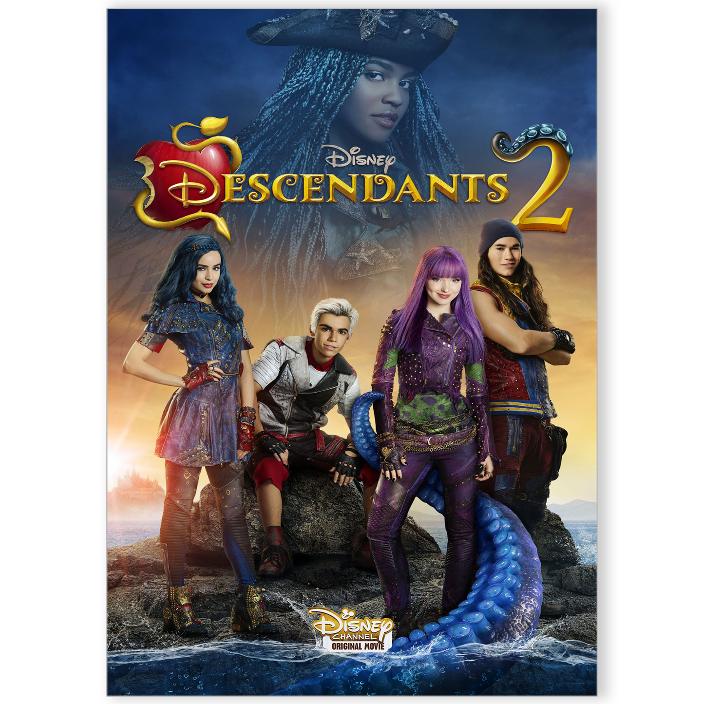 Disney Descendants 2 Movie Poster Kids Art Print Gift A5-A3 Room Decor Print